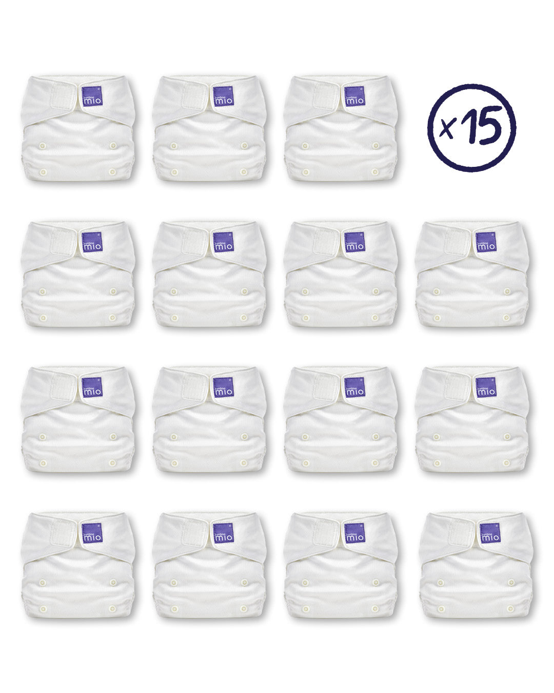 The Miosolo Classic 15 Nappy Bundle - Bambino Mio (UK)