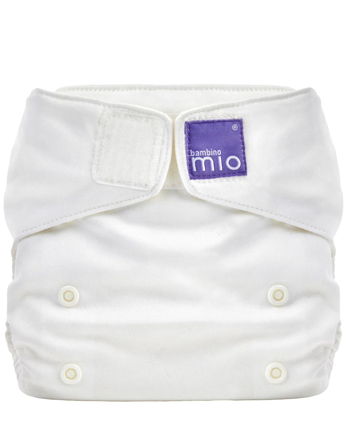 Miosolo All-In-One Reusable Nappy in Marshmallow - Bambino Mio (UK)