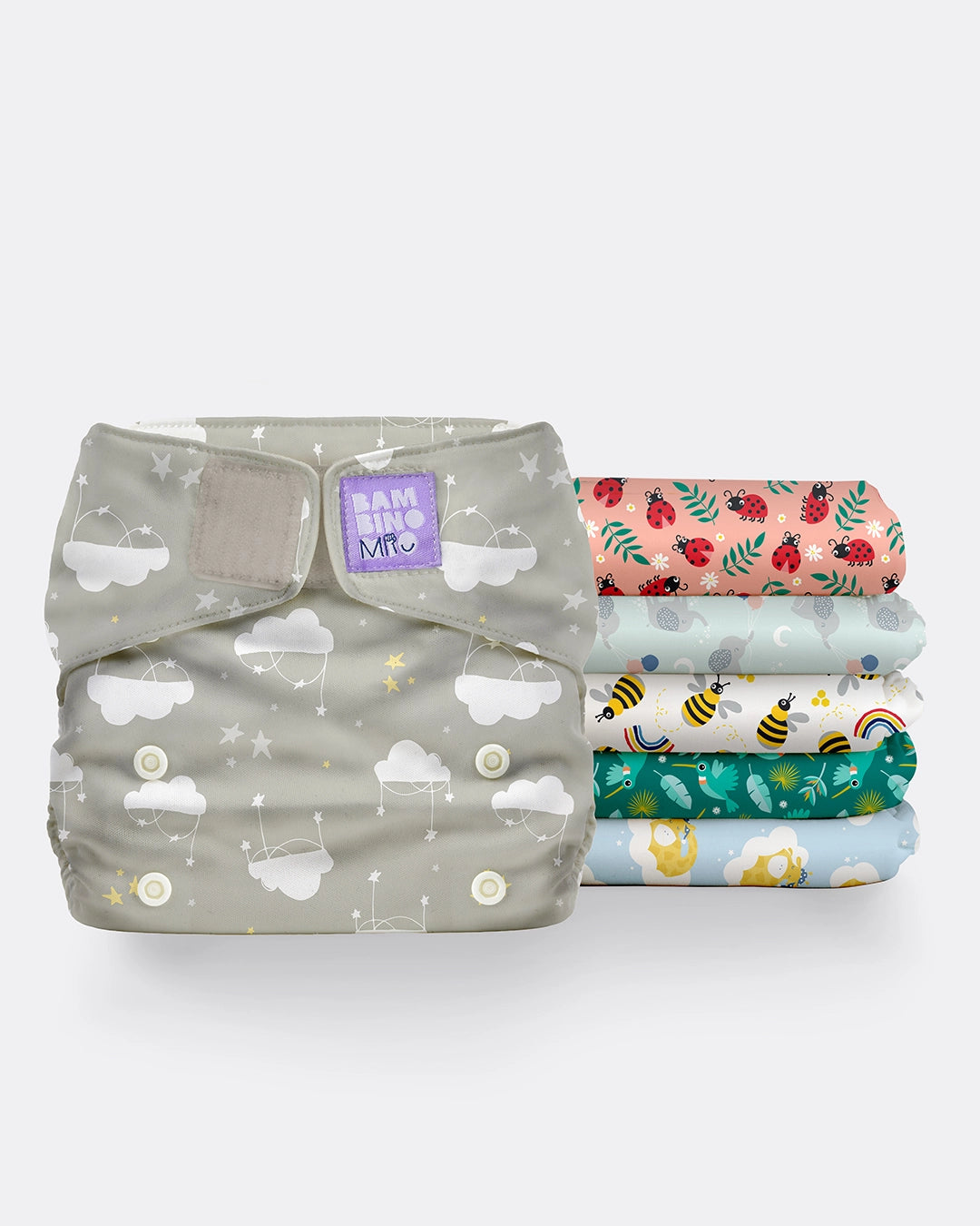 The Miosolo Classic 6 Nappy Bundle - Bambino Mio (UK)