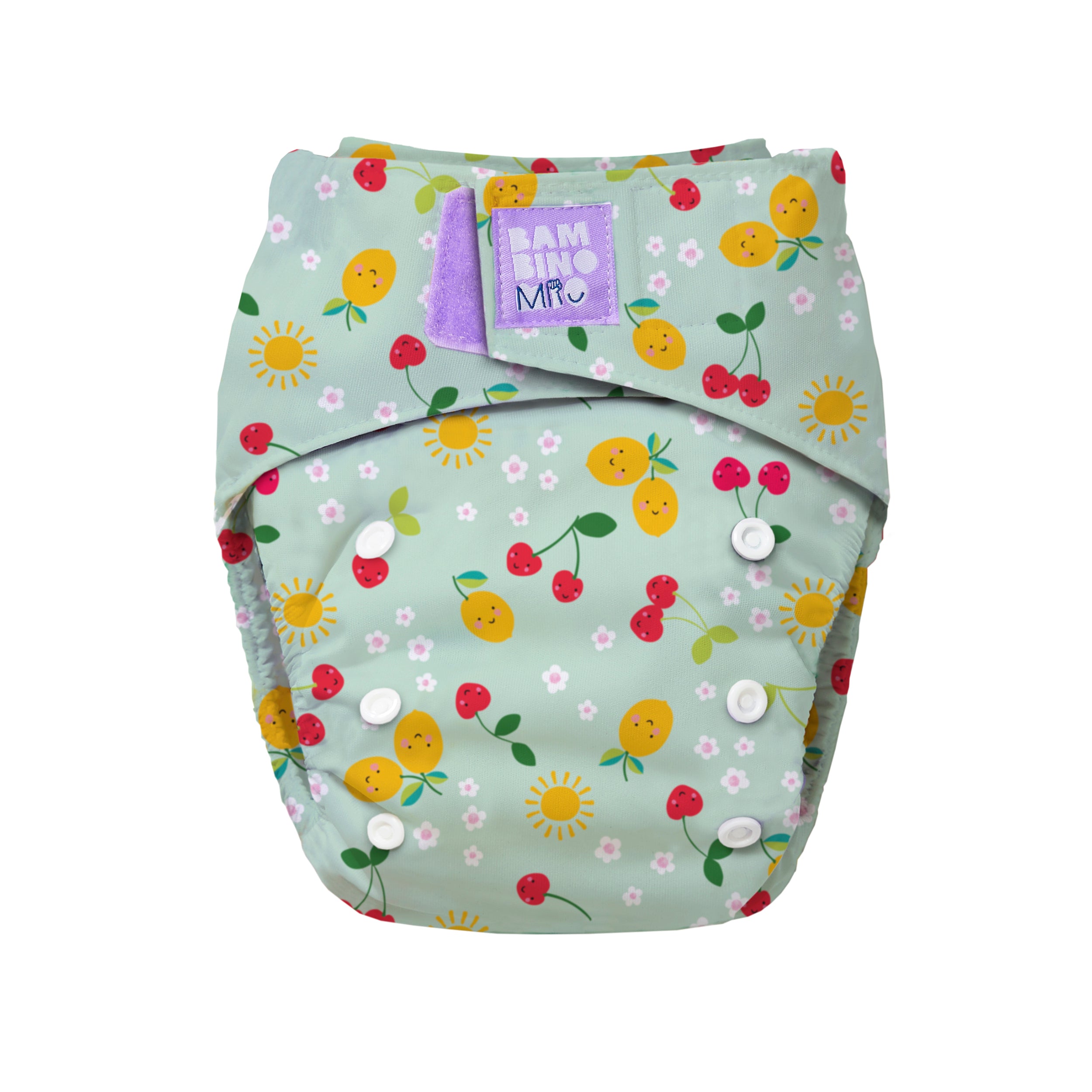 Revolutionary Reusable Nappy in Juicy Fruit- NEW! - Bambino Mio (UK)