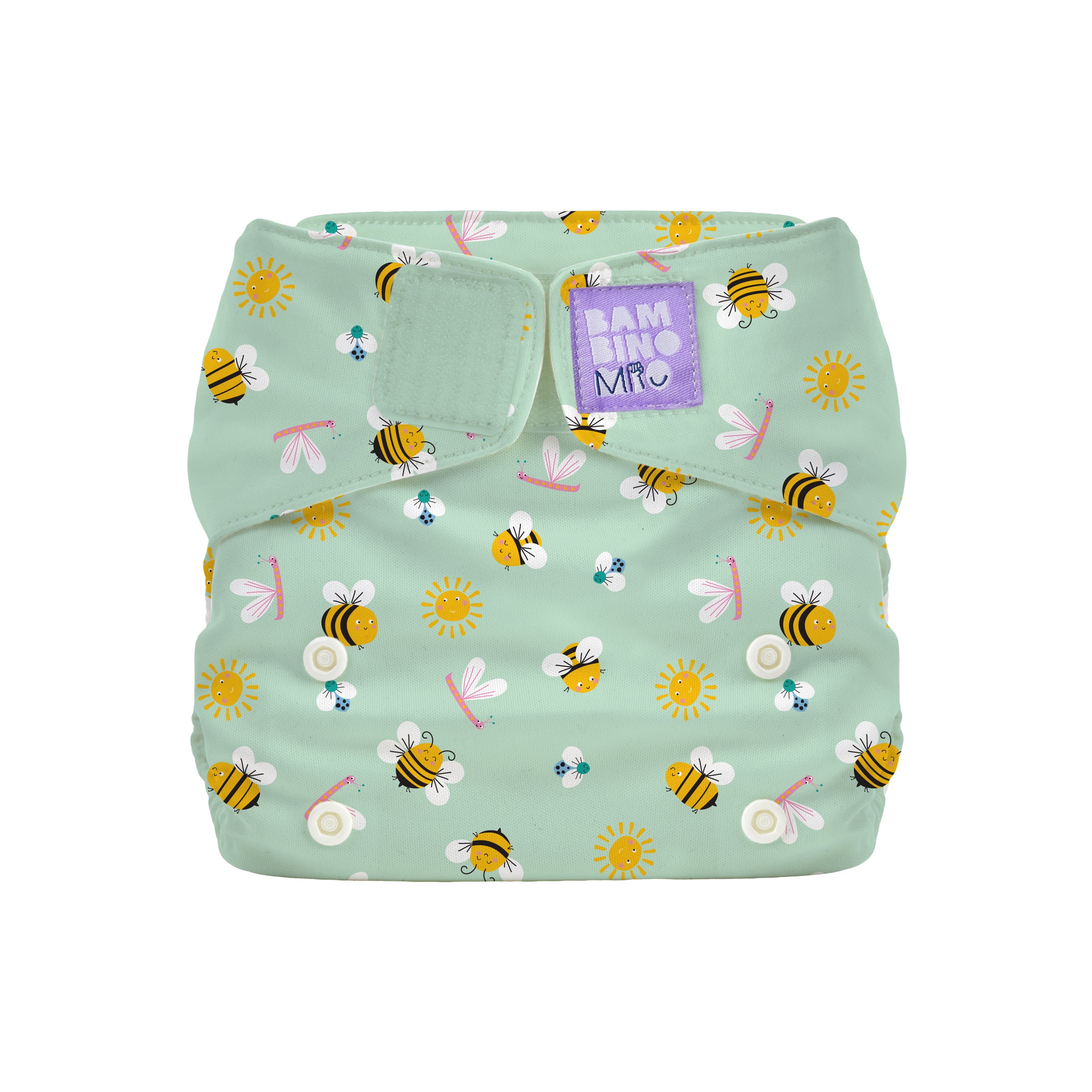 Miosolo All-In-One Reusable Nappy in Fly High - NEW! - Bambino Mio (UK)