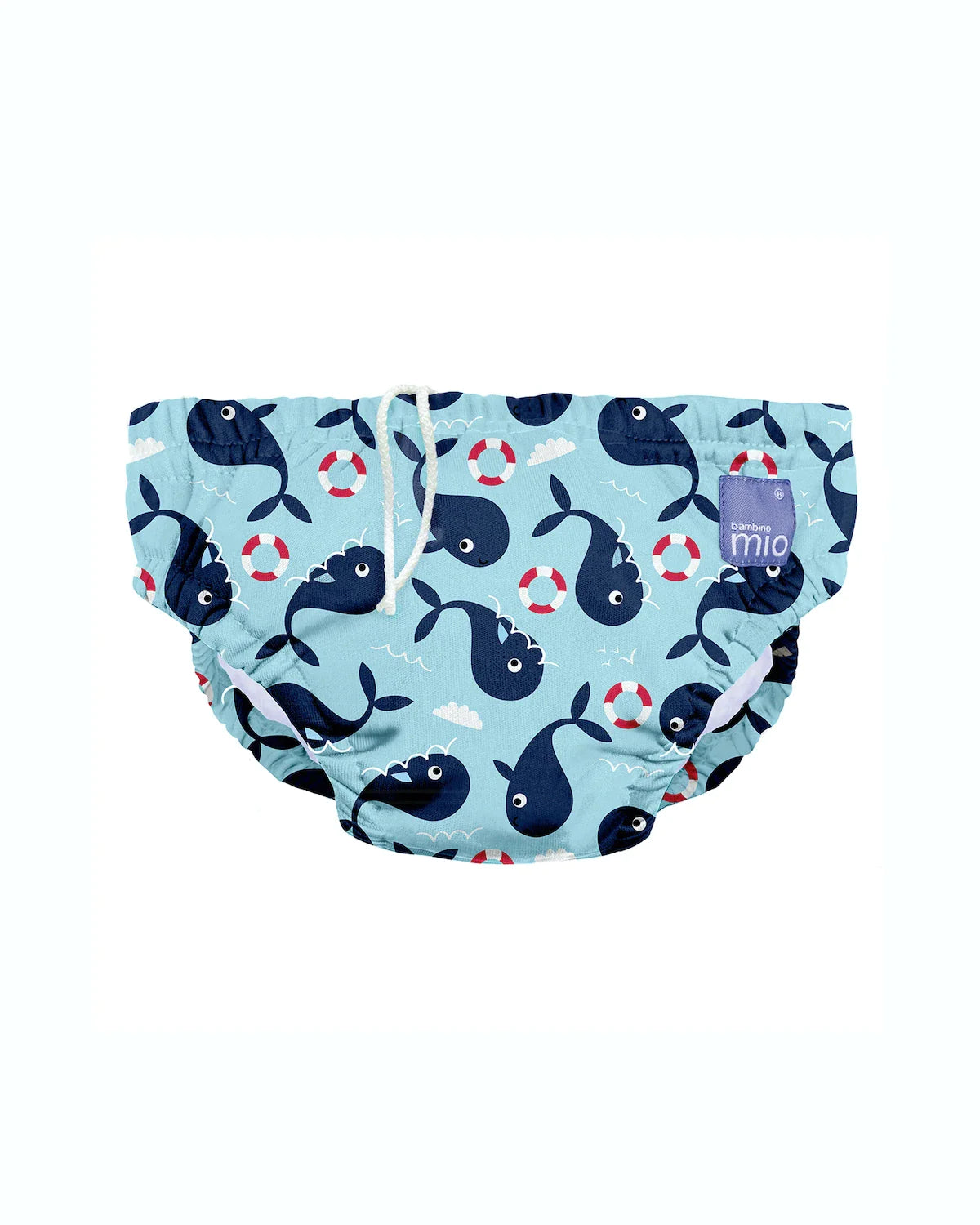Reusable Swim Nappy in Whale Wharf - Bambino Mio (UK)
