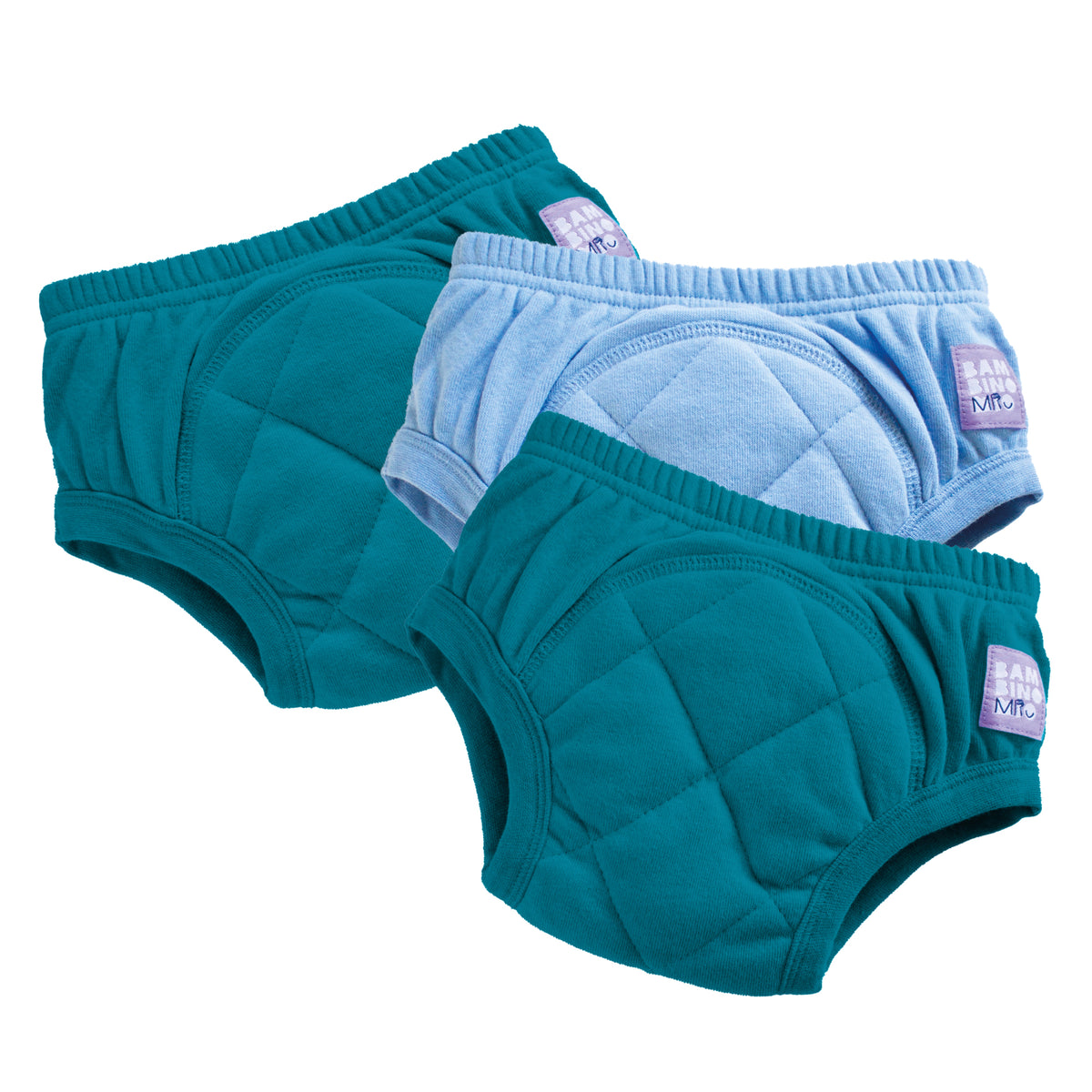 3 Pack Reusable Potty Training Pants in Mix Boy Blue - Bambino Mio (UK)