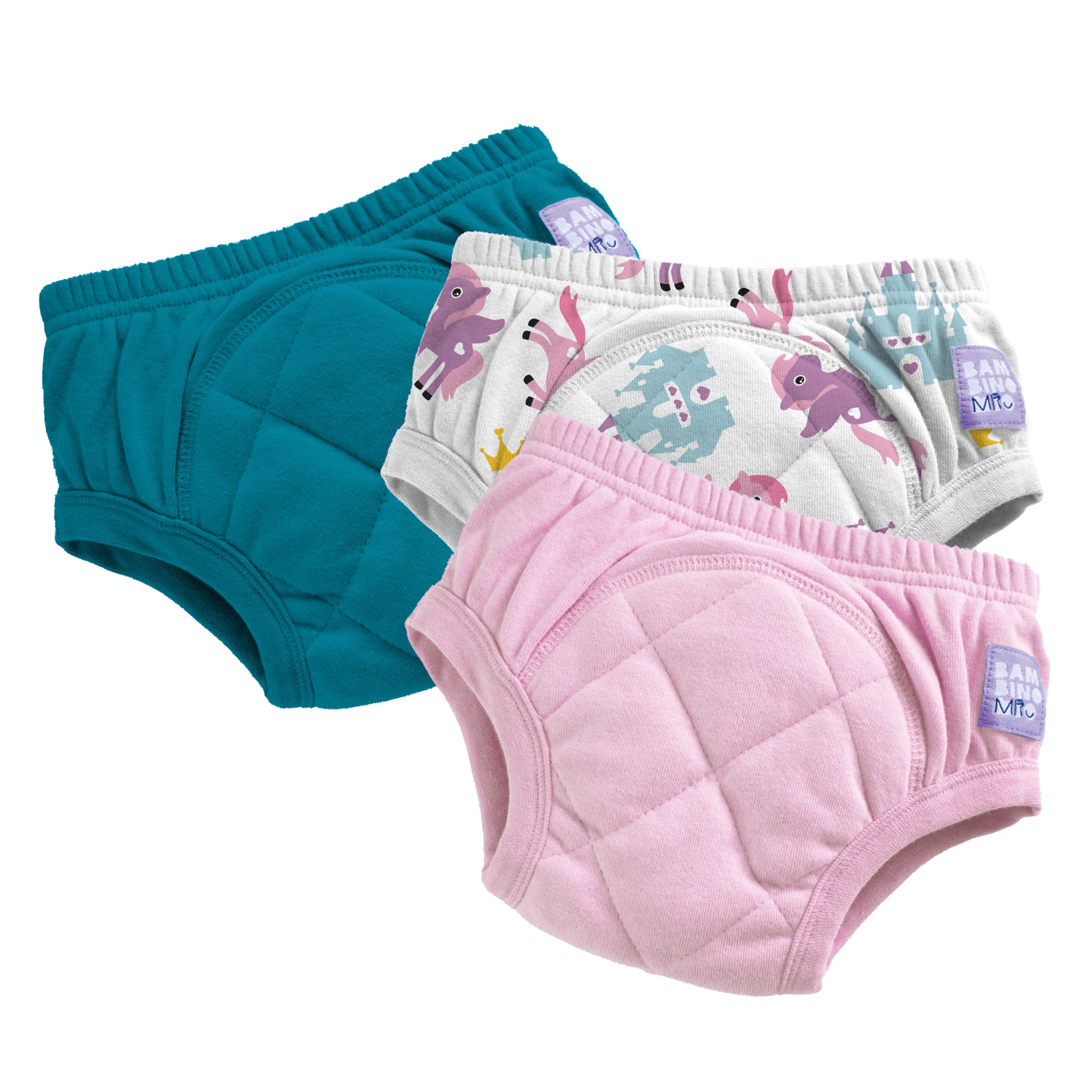 3 Pack Reusable Potty Training Pants in Pegasus Palace Mix - Bambino Mio (UK)