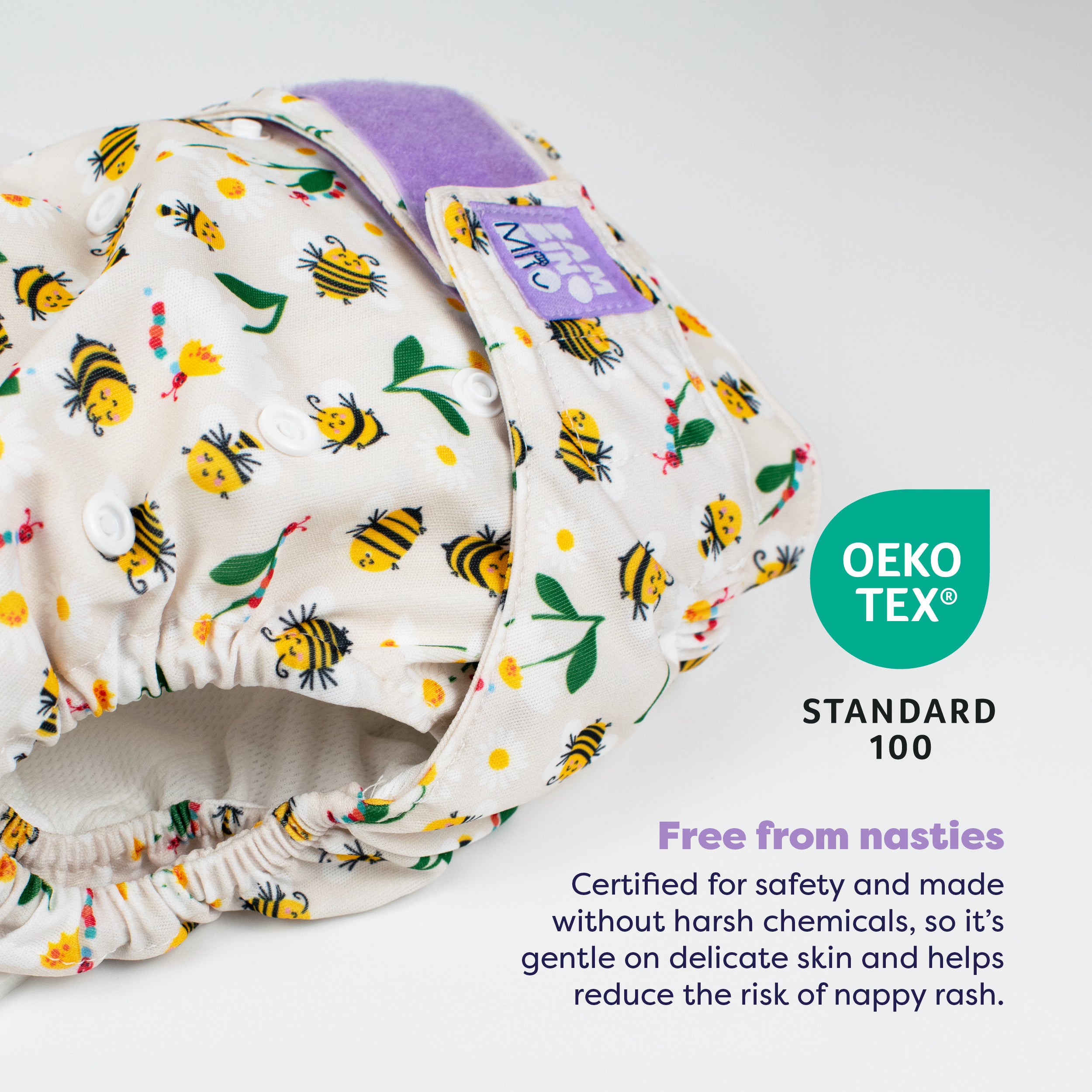 Revolutionary Reusable Nappy Bundle 5 Pack in Garden Party - Bambino Mio (UK)