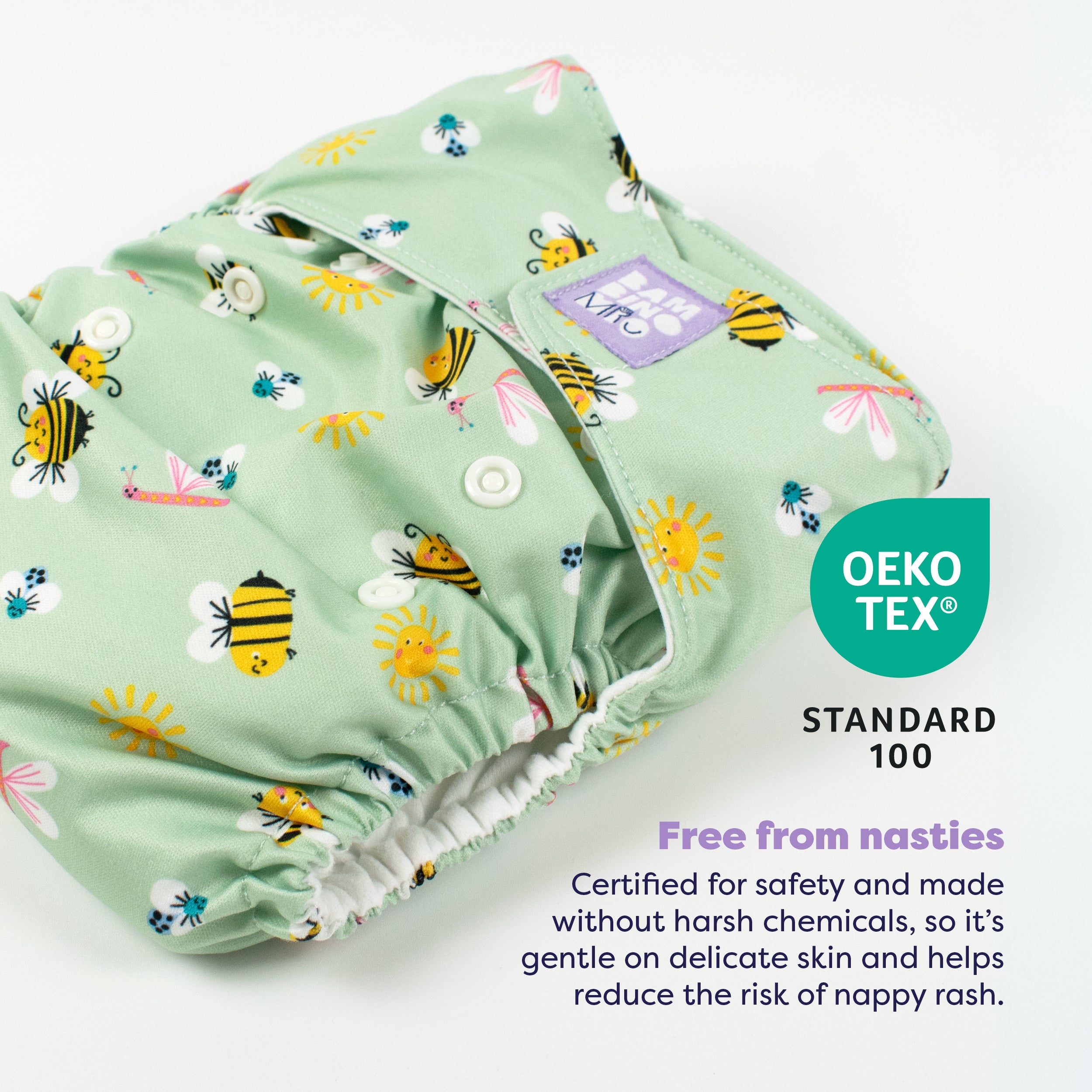 Miosolo All-In-One Reusable Nappy in Fly High - NEW! - Bambino Mio (UK)