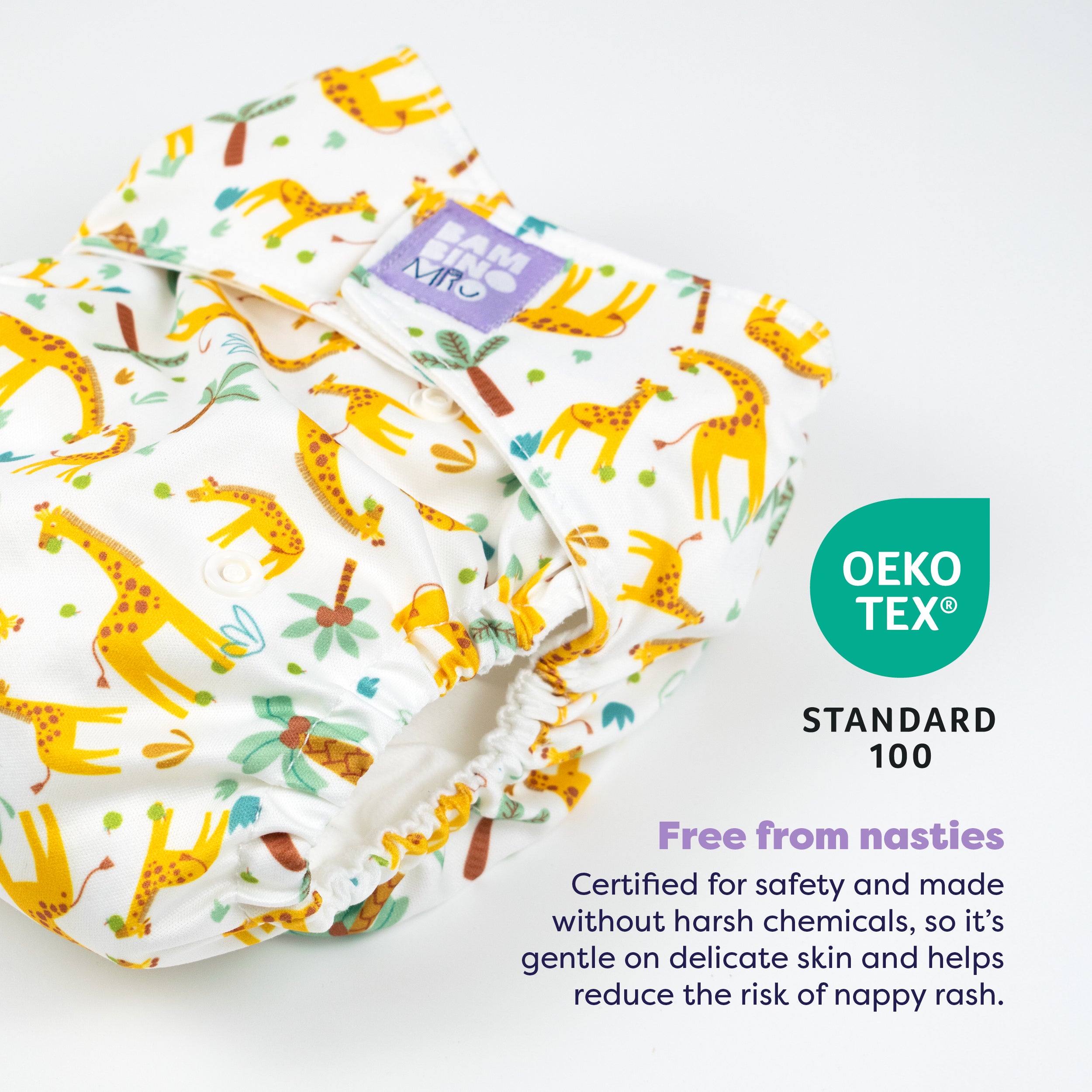 Miosolo All-In-One Reusable Nappy in Tall Tails - NEW! - Bambino Mio (UK)