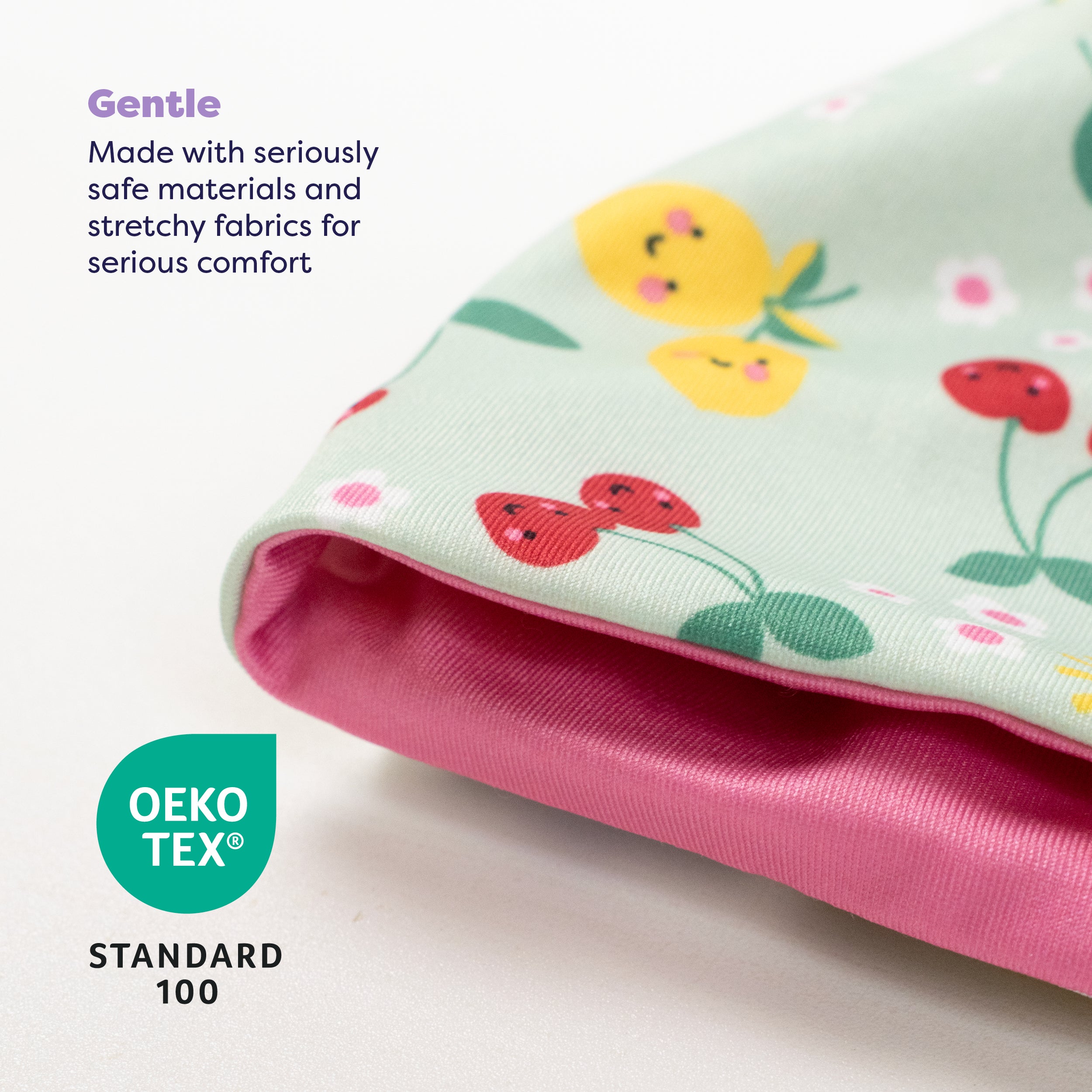 UPF 40+ Reversible Swim Hat for Babies and Toddlers in Juicy Fruit - NEW! - Bambino Mio (UK)