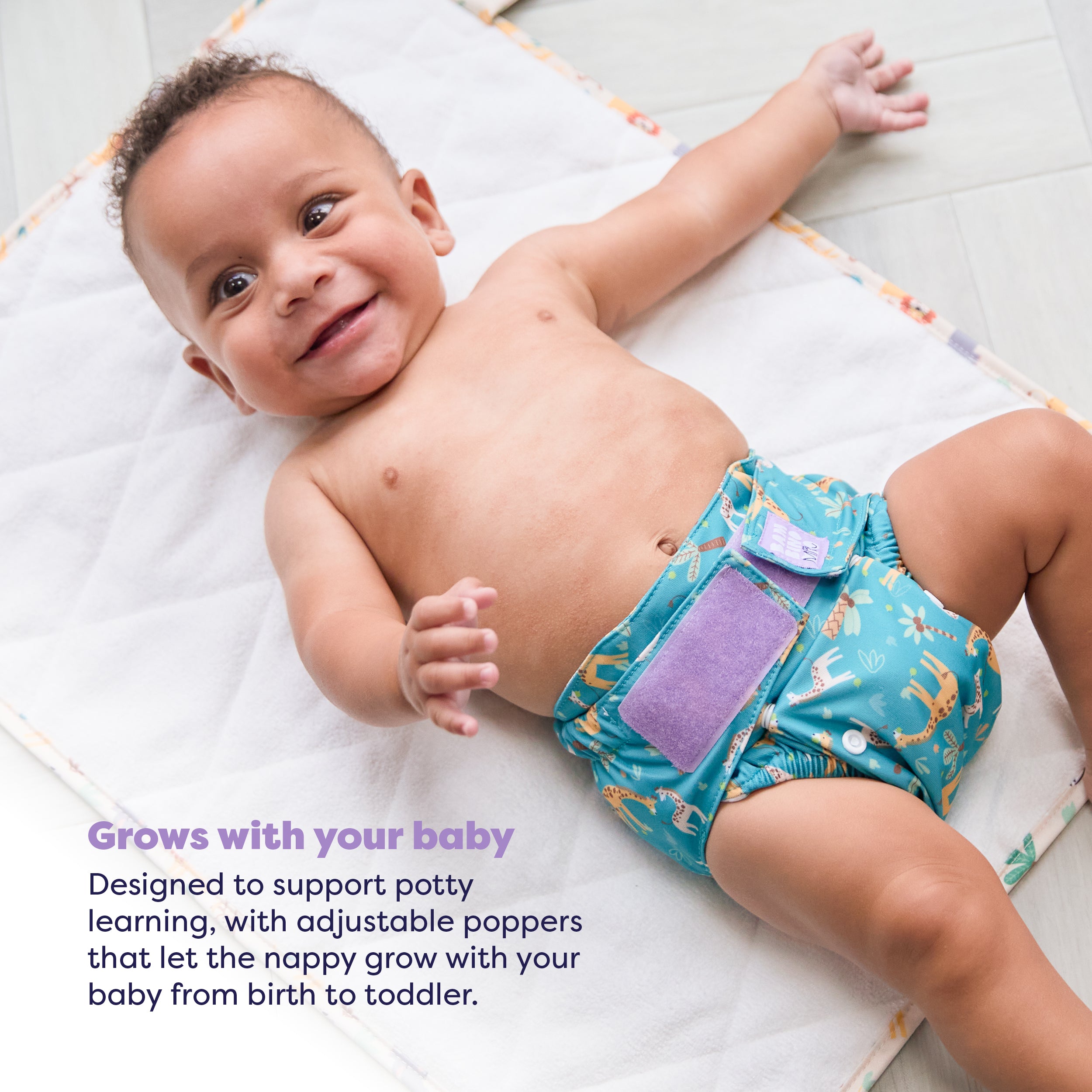 The Everything Reusable Nappy Bundle in Wild Life and Pastels - Bambino Mio (UK)
