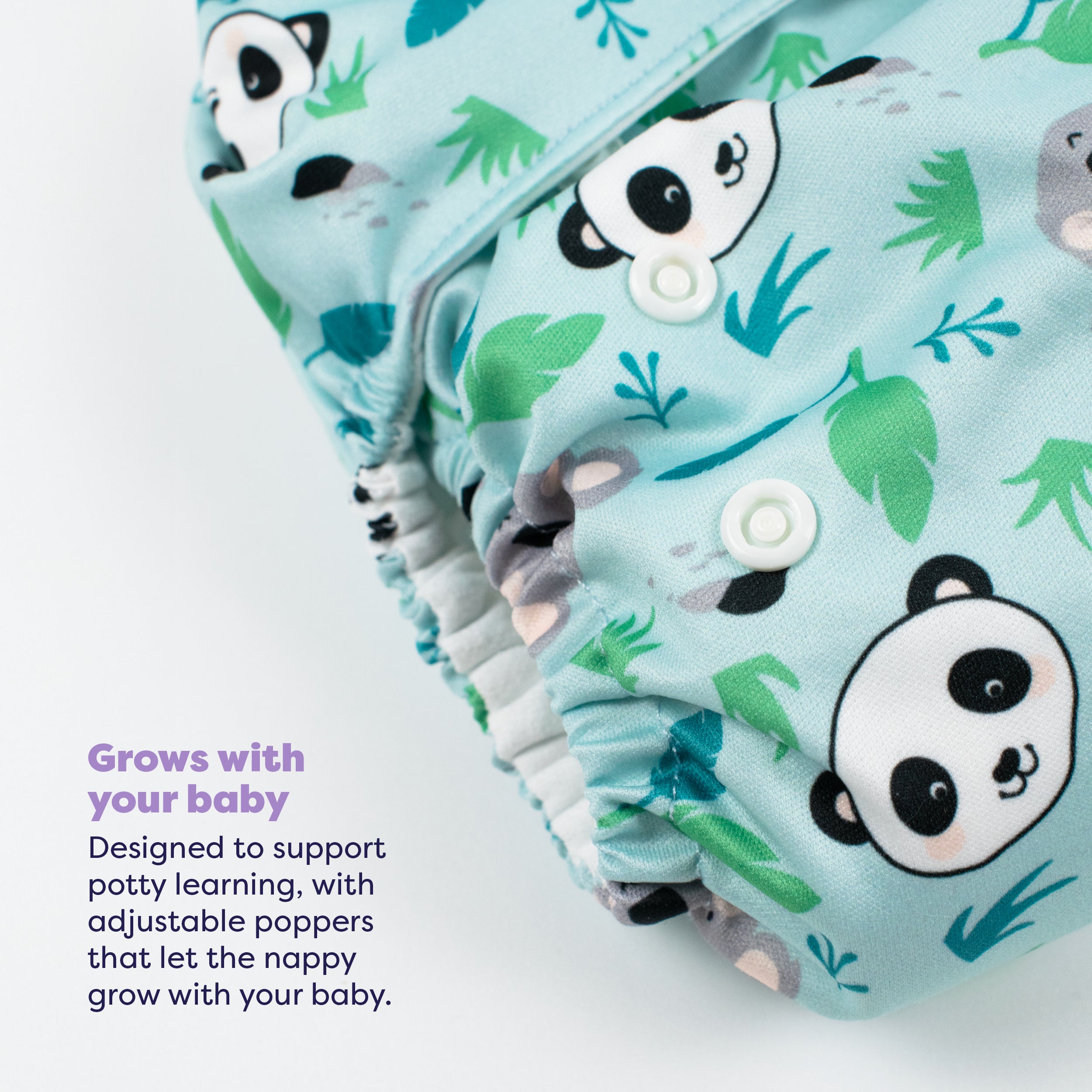 3 Pack Miosolo All-in-One Reusable Nappy in Animals - Bambino Mio (UK)