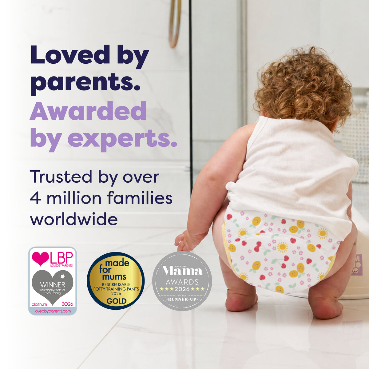 NEW: Reusable Potty Training Pants in Juicy Fruit - Elite Design