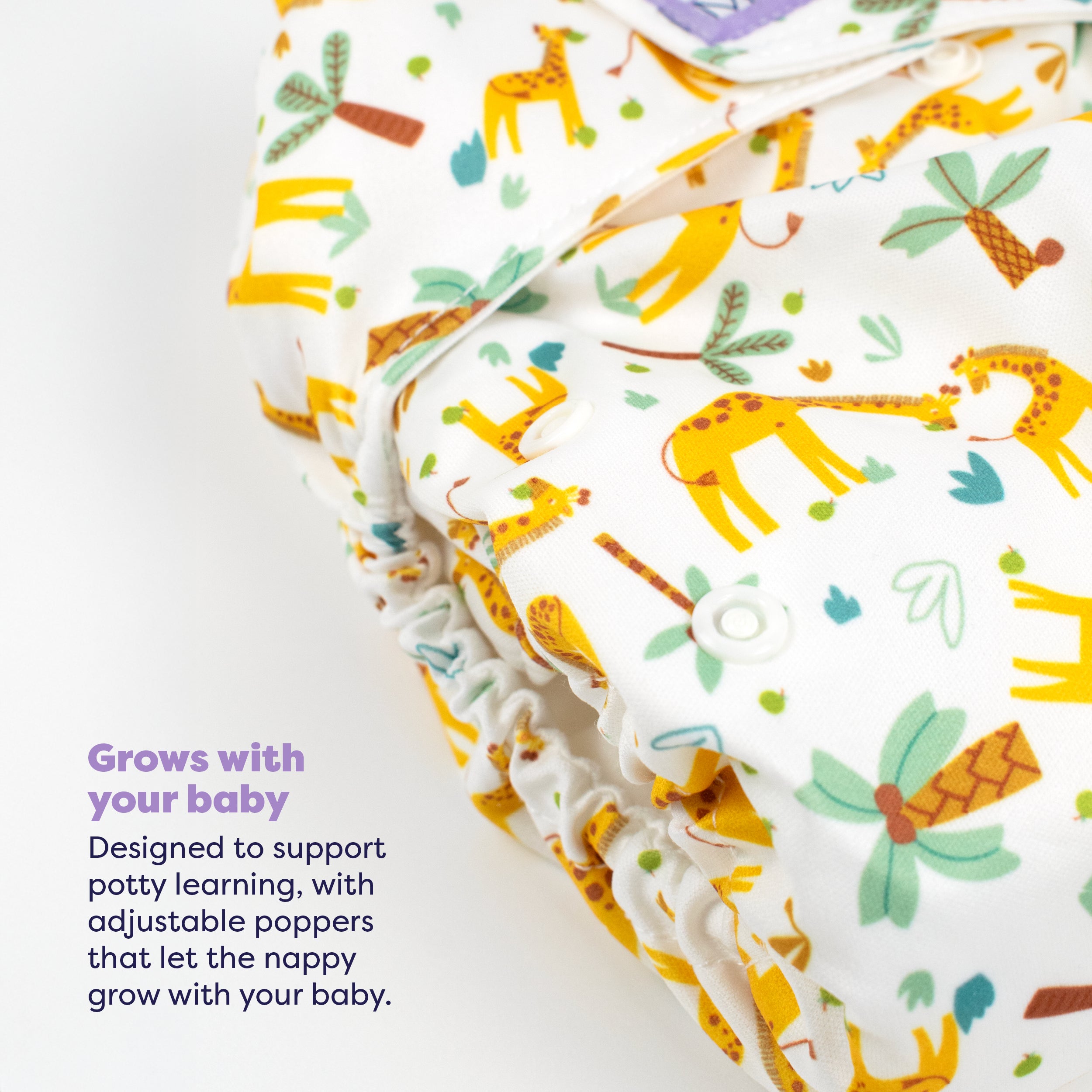 Miosolo All-In-One Reusable Nappy in Tall Tails - NEW! - Bambino Mio (UK)