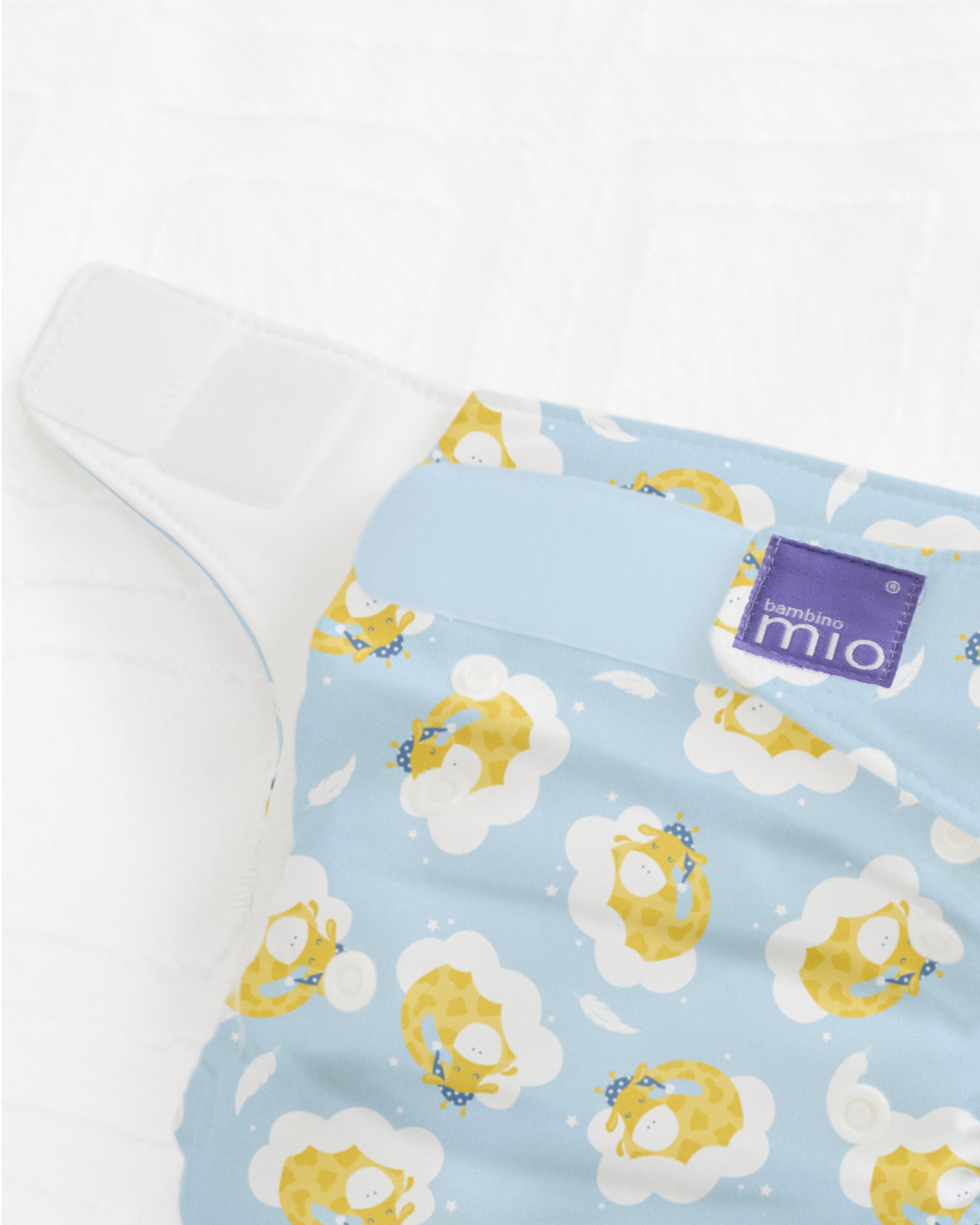 Miosolo All-In-One Reusable Nappy in Marshmallow - Bambino Mio (UK)