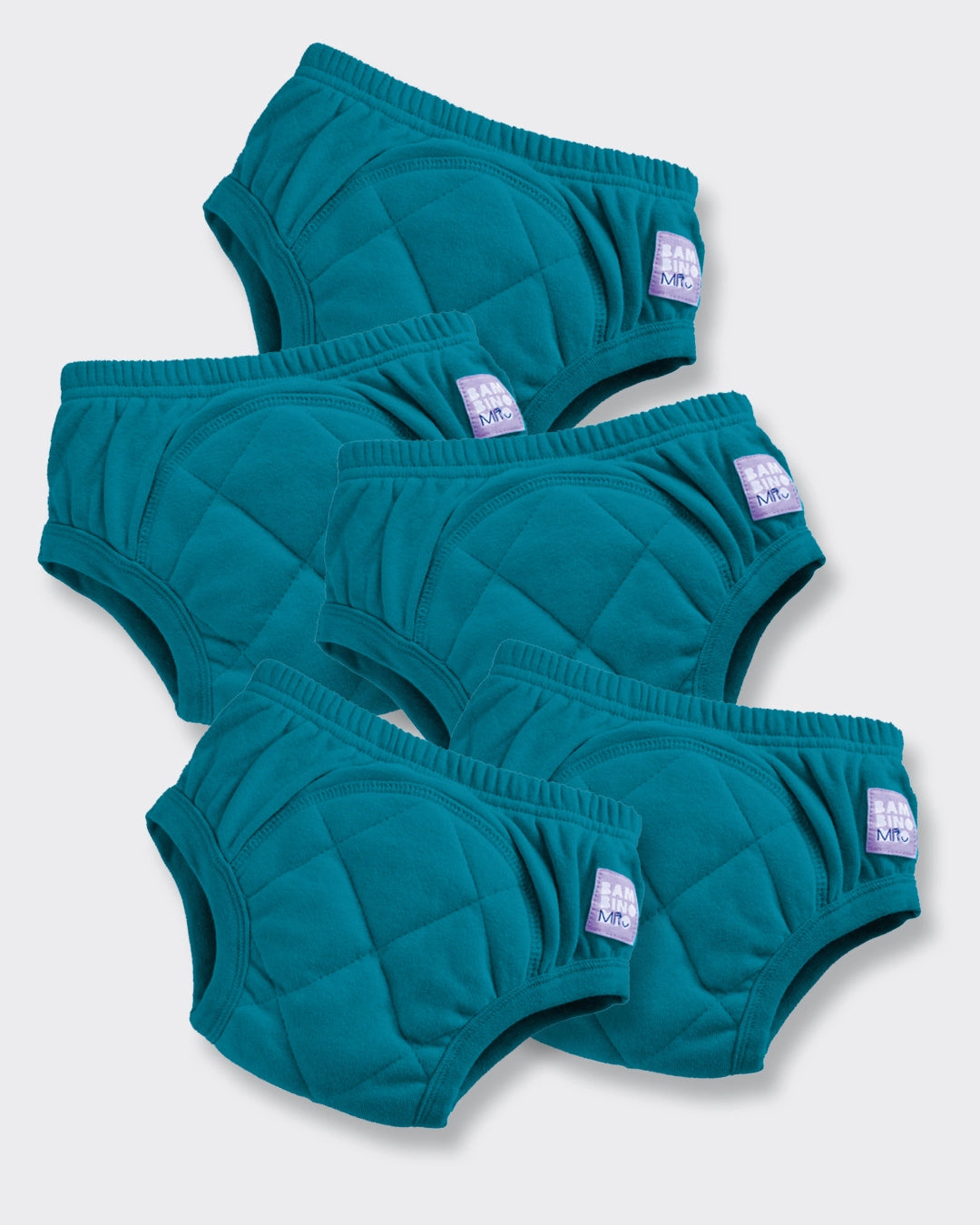 NEW 5 Pack Reusable Potty Training Pants with Cross-Stitch - Bambino Mio (UK)