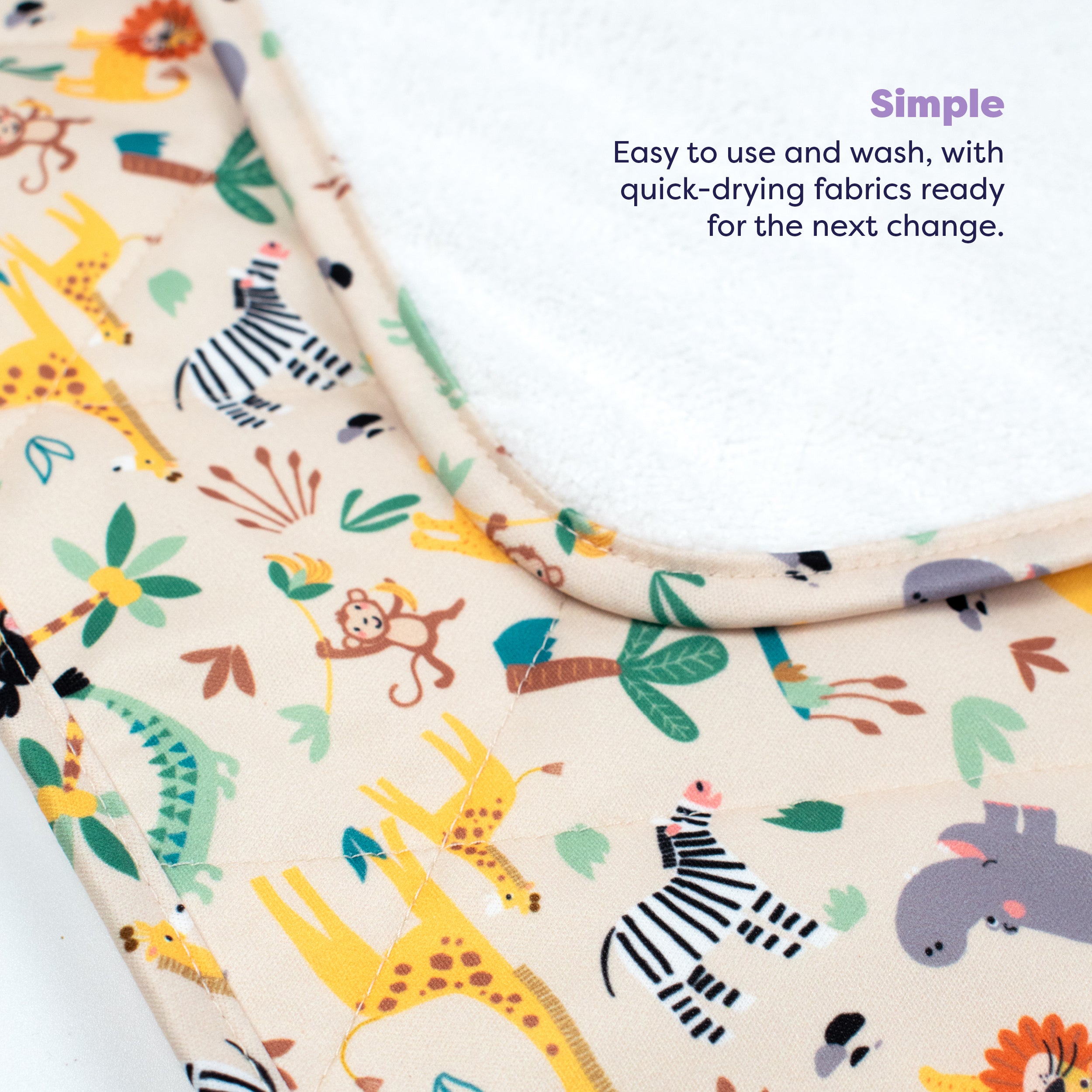The Everything Reusable Nappy Bundle in Wild Life and Pastels