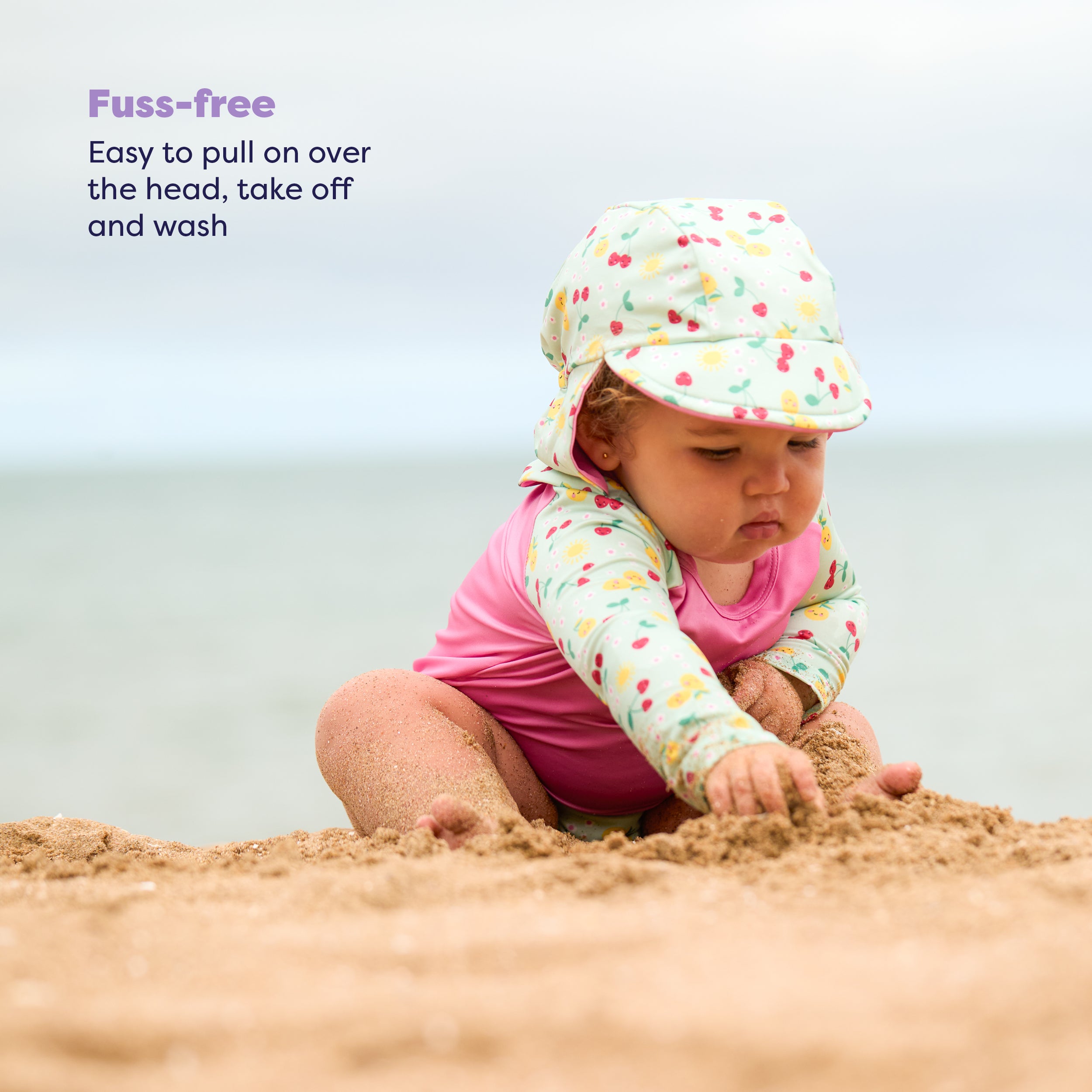 UPF 40+ Soft and Gentle Protective Swim Rash Vest in Juicy Fruit - NEW! - Bambino Mio (UK)