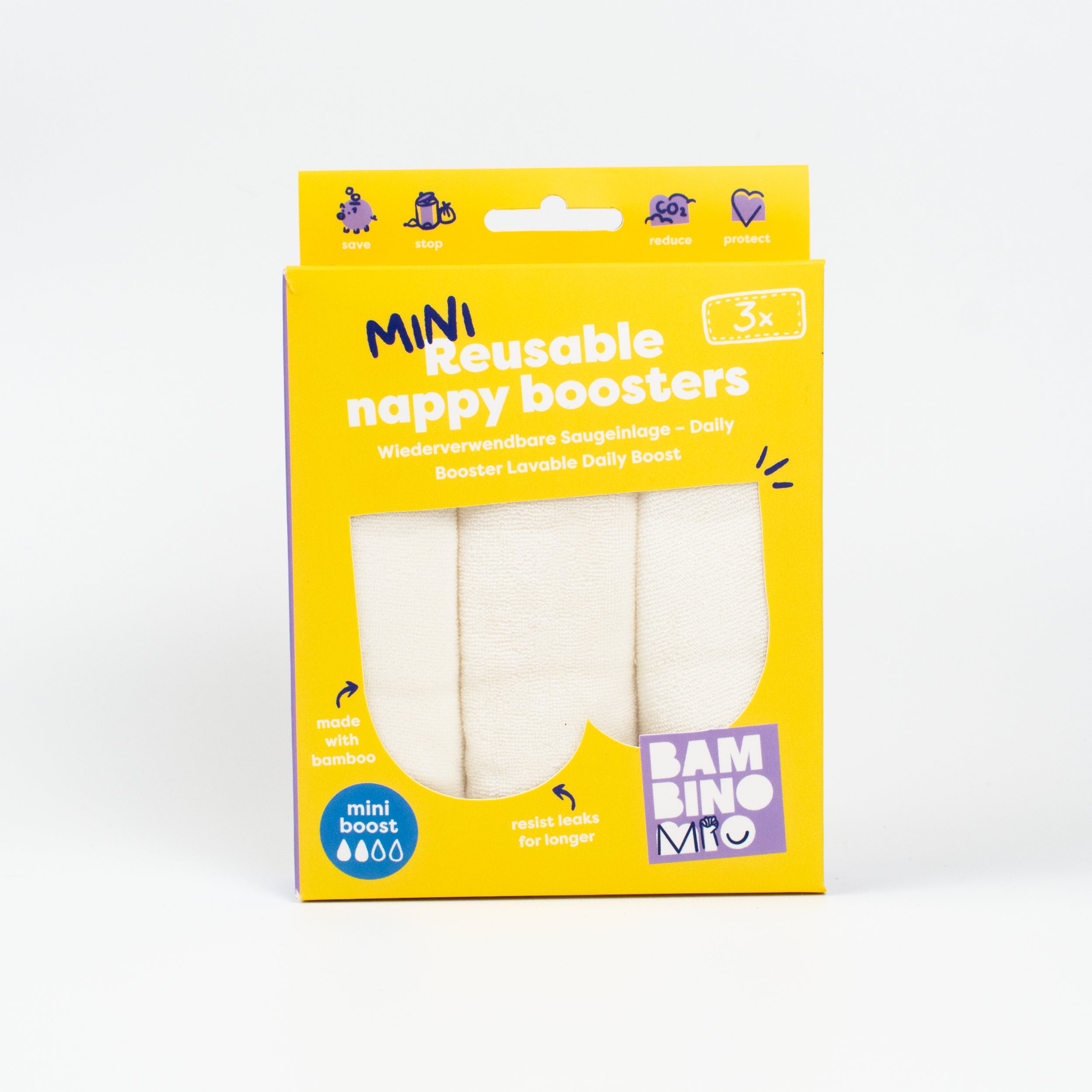 Revolutionary Reusable Nappy Booster - Mini Boost - Bambino Mio (UK)