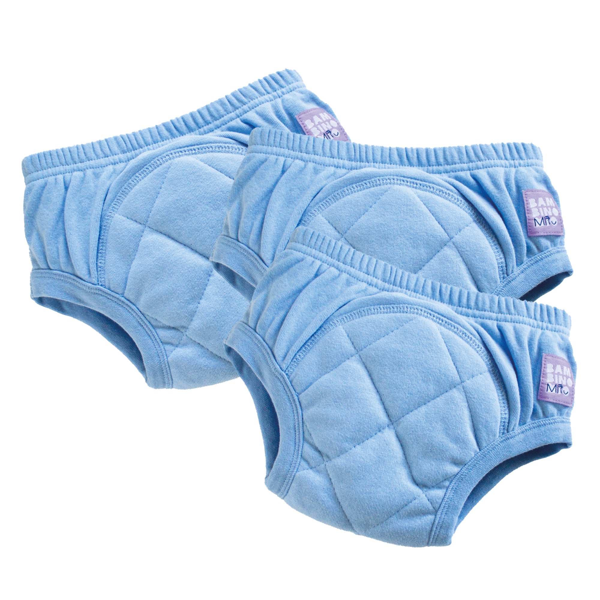 3 Pack Reusable Potty Training Pants in Light Blue - Bambino Mio (UK)