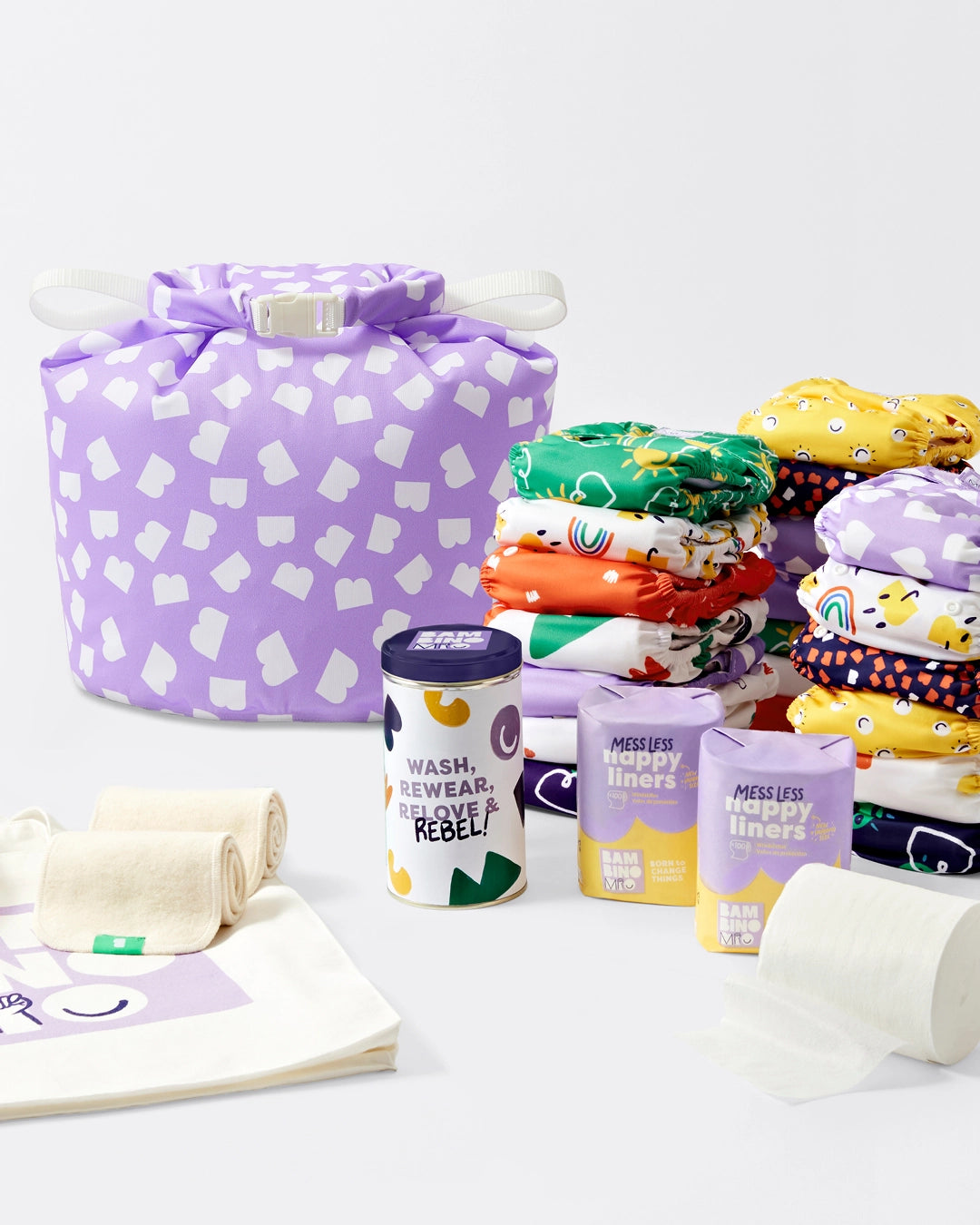 The Revolutionary Complete 15 Nappy Bundle - Bambino Mio (UK)