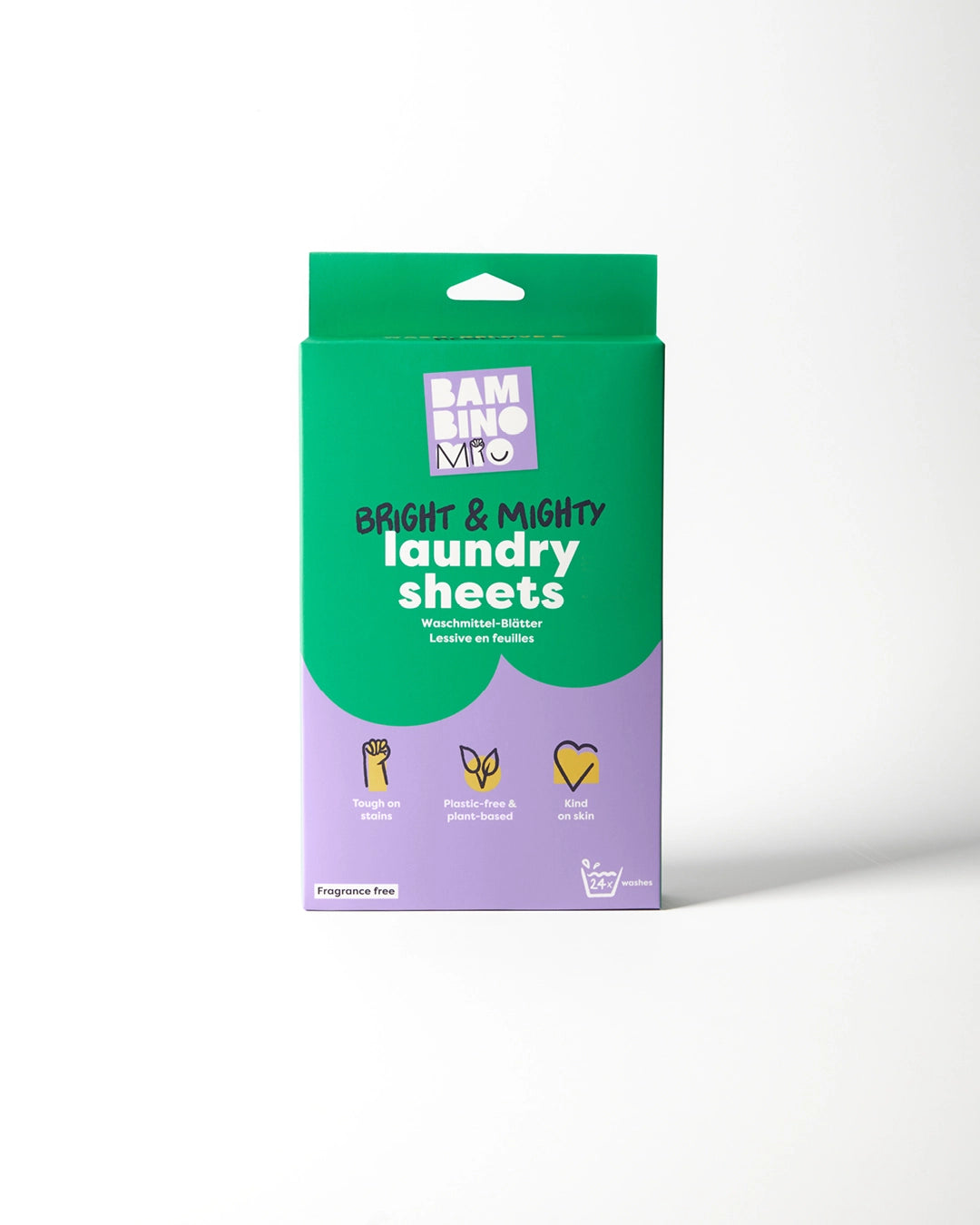 Bright & Mighty Eco-Friendly Laundry Sheets - Bambino Mio (UK)