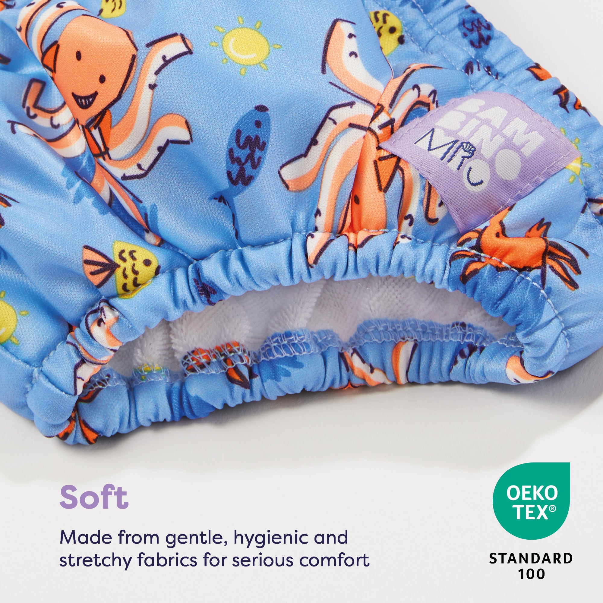Reusable Swim Nappy in Cool Citrus - Bambino Mio (UK)