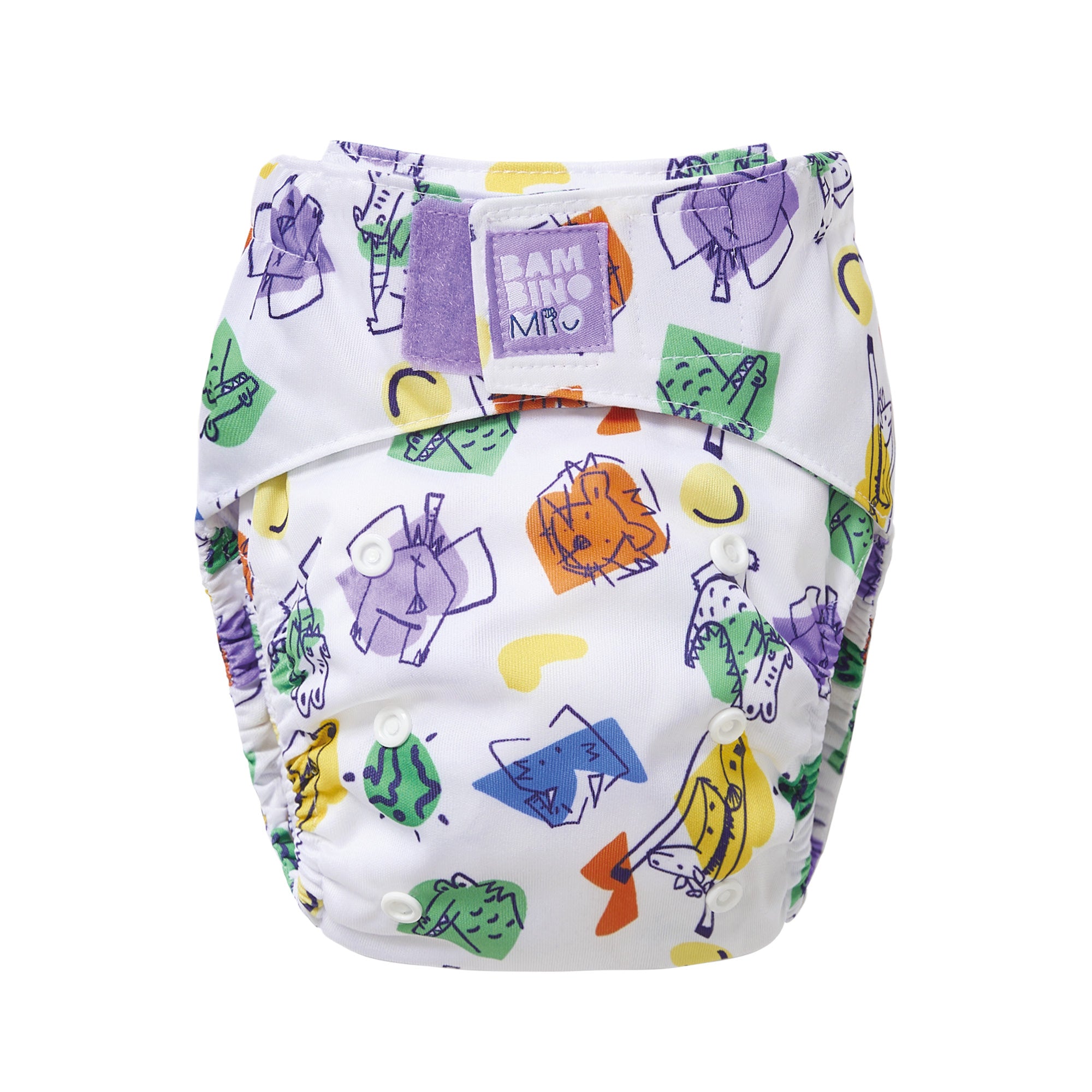 Revolutionary Reusable Nappy in Chatter - Bambino Mio (UK)