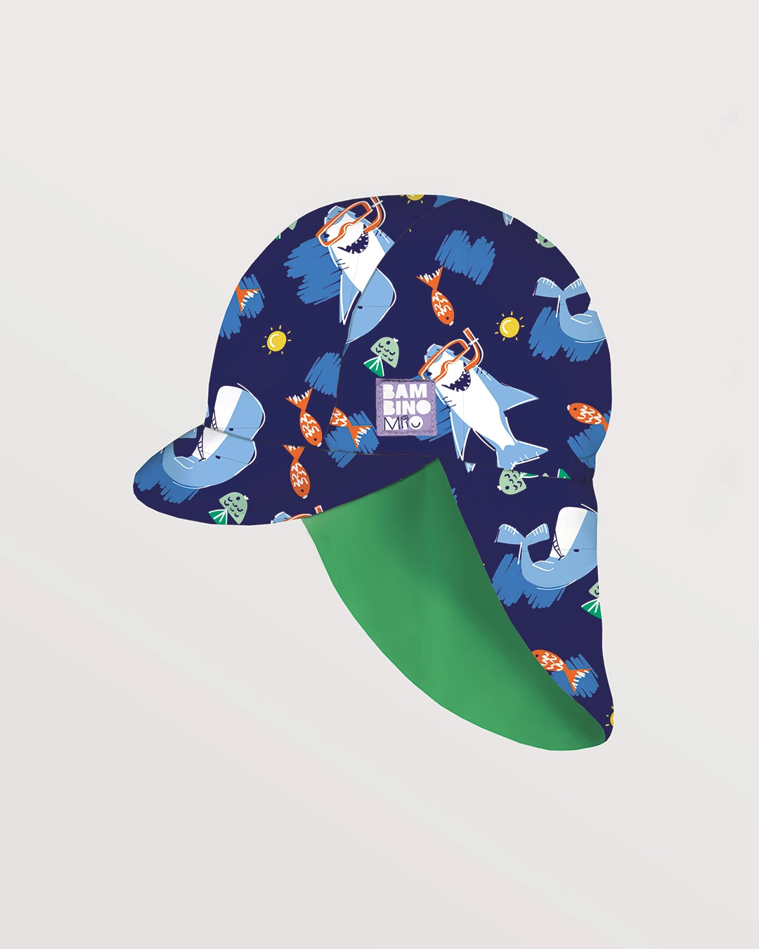 UPF 40+ Reversible Swim Hat for Babies and Toddlers - Bambino Mio (UK)