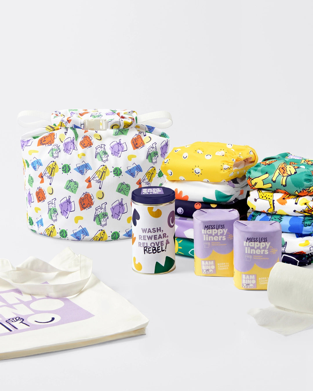 The Revolutionary Starter 10 Nappy Bundle - Bambino Mio (UK)