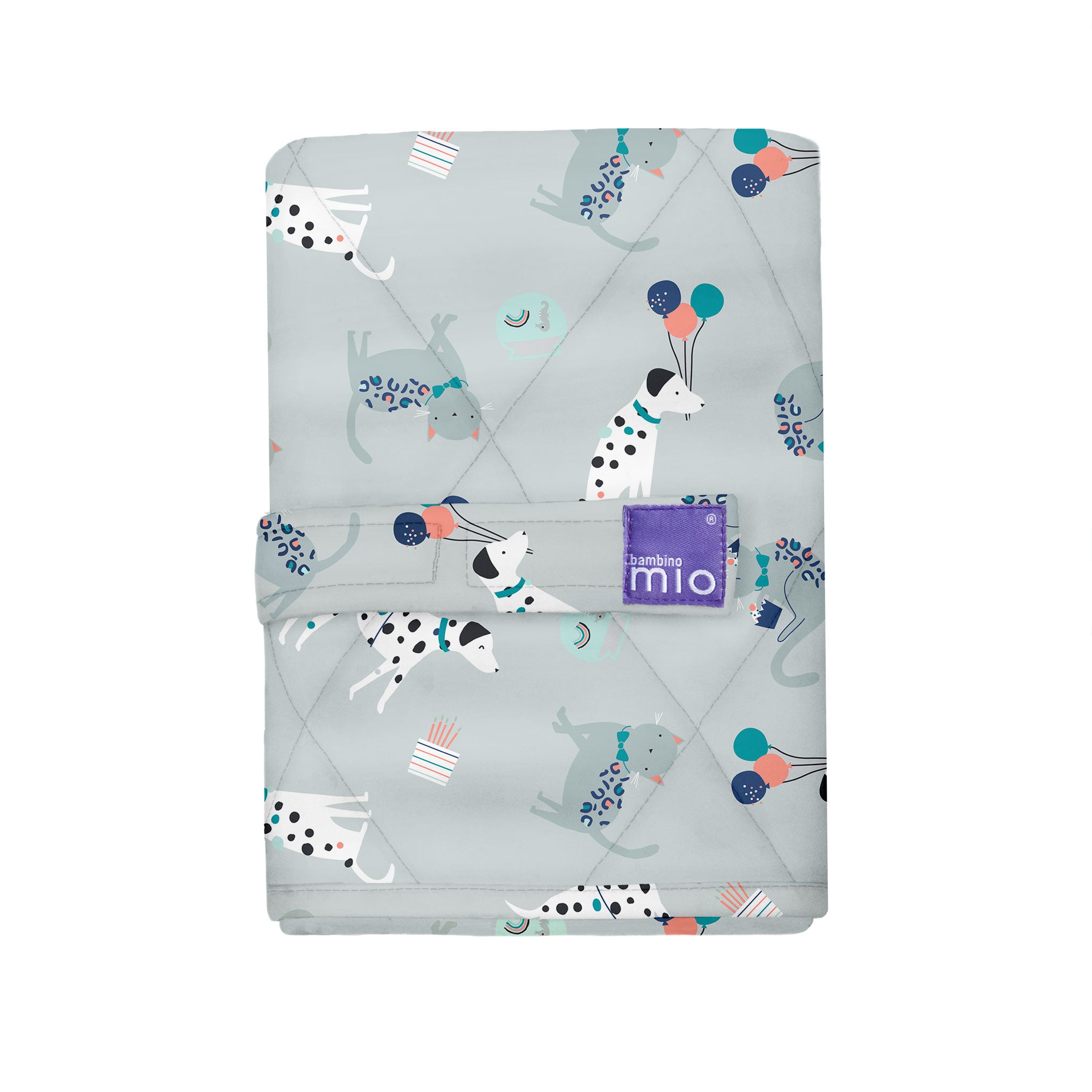 On-the-Move Foldable Baby Changing Mat in Pet Party - Bambino Mio (UK)