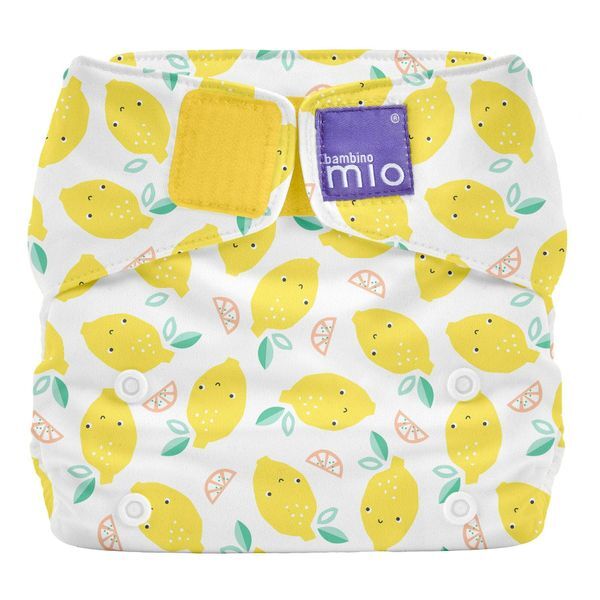 Miosolo All-In-One Reusable Nappy in Lemon Drop - Bambino Mio (UK)