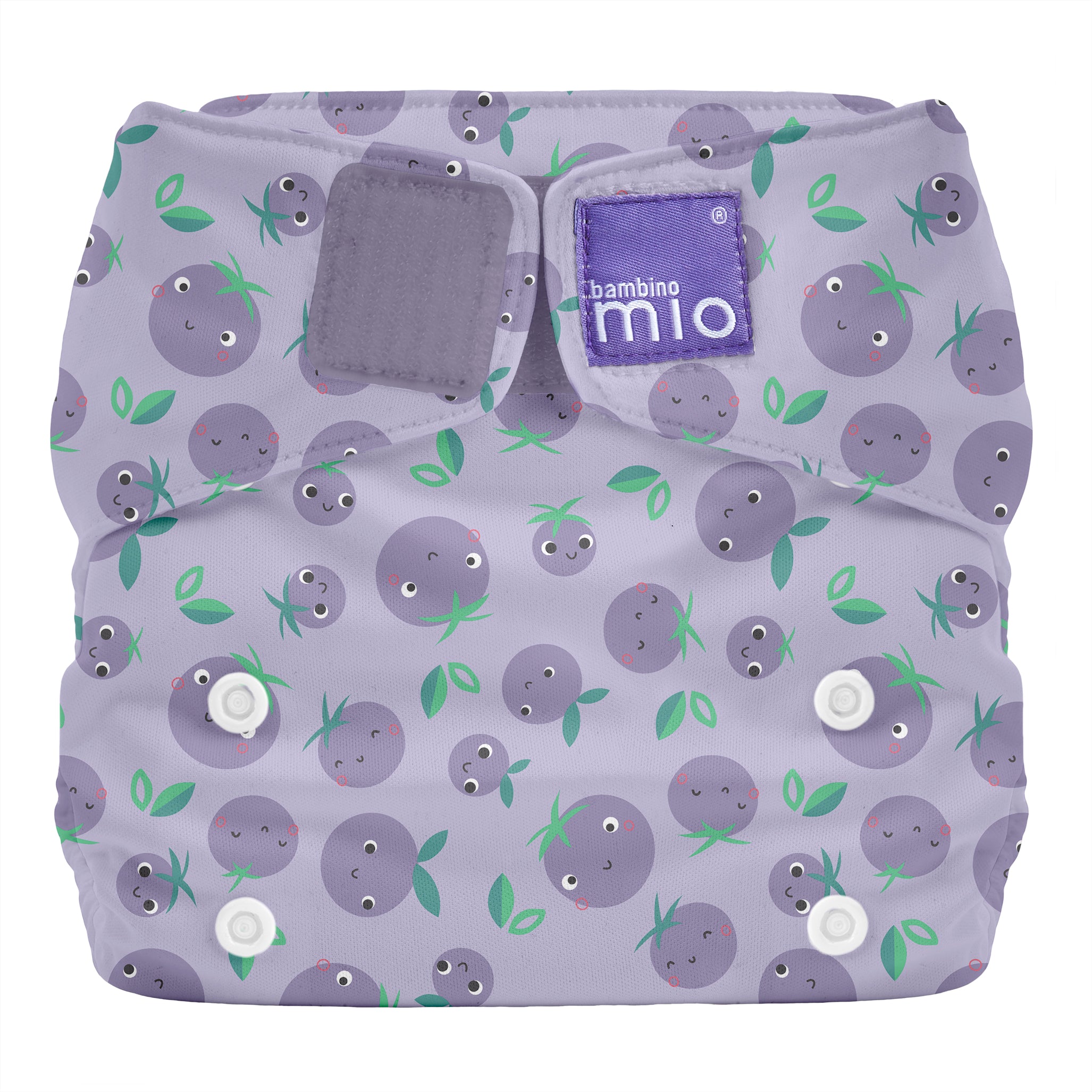 Miosolo All-In-One Reusable Nappy in Berry Bounce - Bambino Mio (UK)