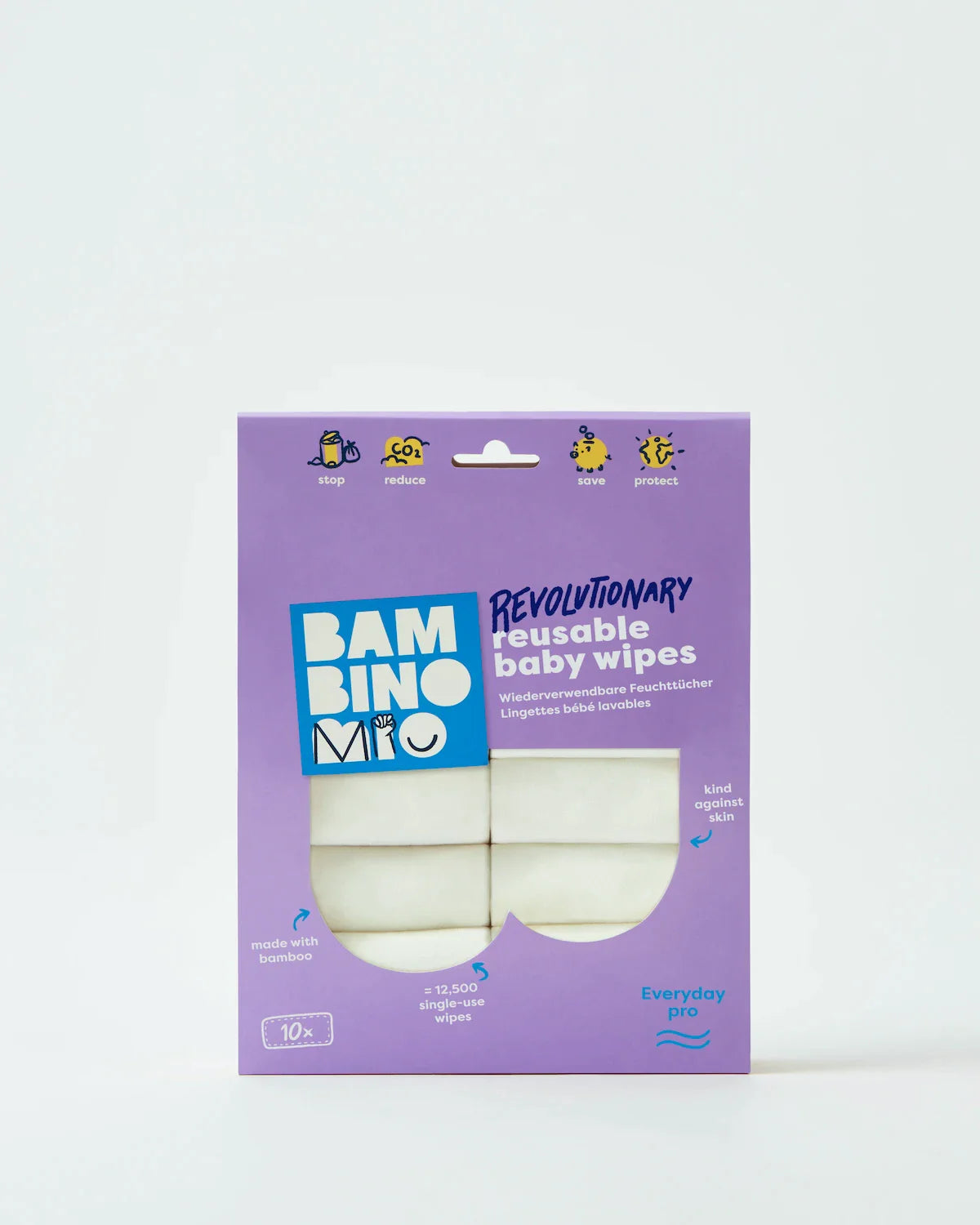 Reusable baby wipes - Everyday Pro - Bambino Mio (UK & IE)