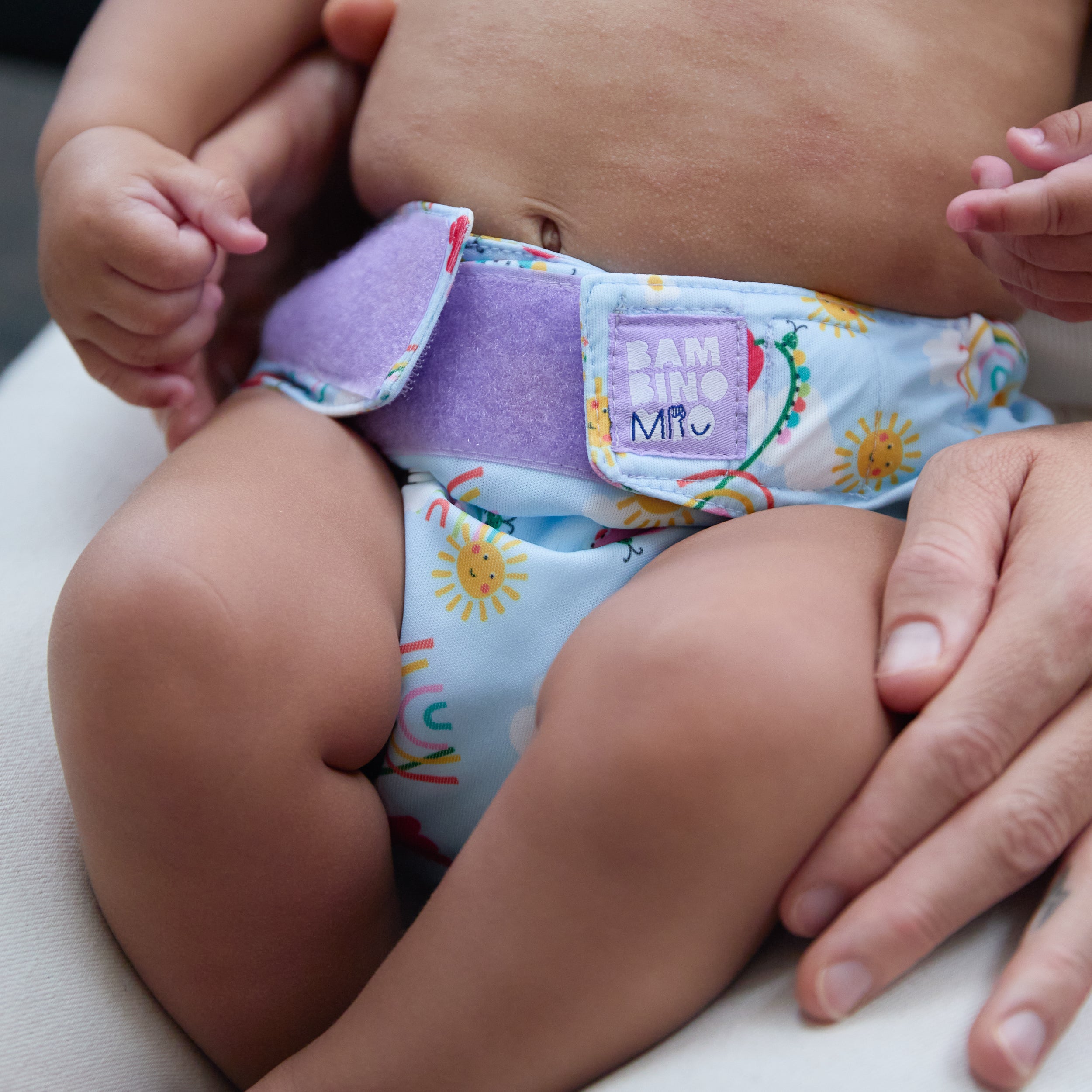 The Essentials Reusable Nappy Bundle in Garden Party - Bambino Mio (UK)