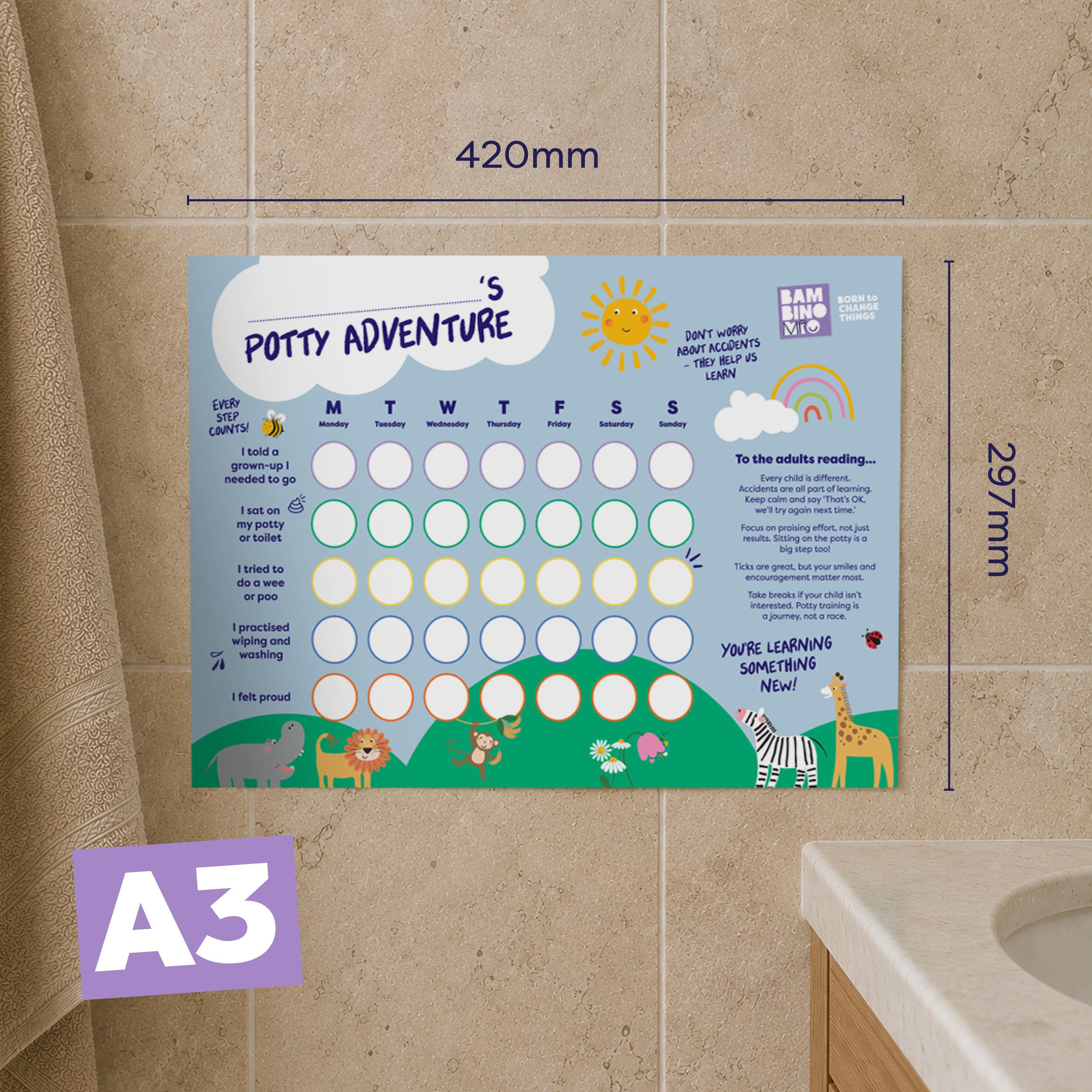 Potty Training Essentials Bundle in Sunshine Smiles