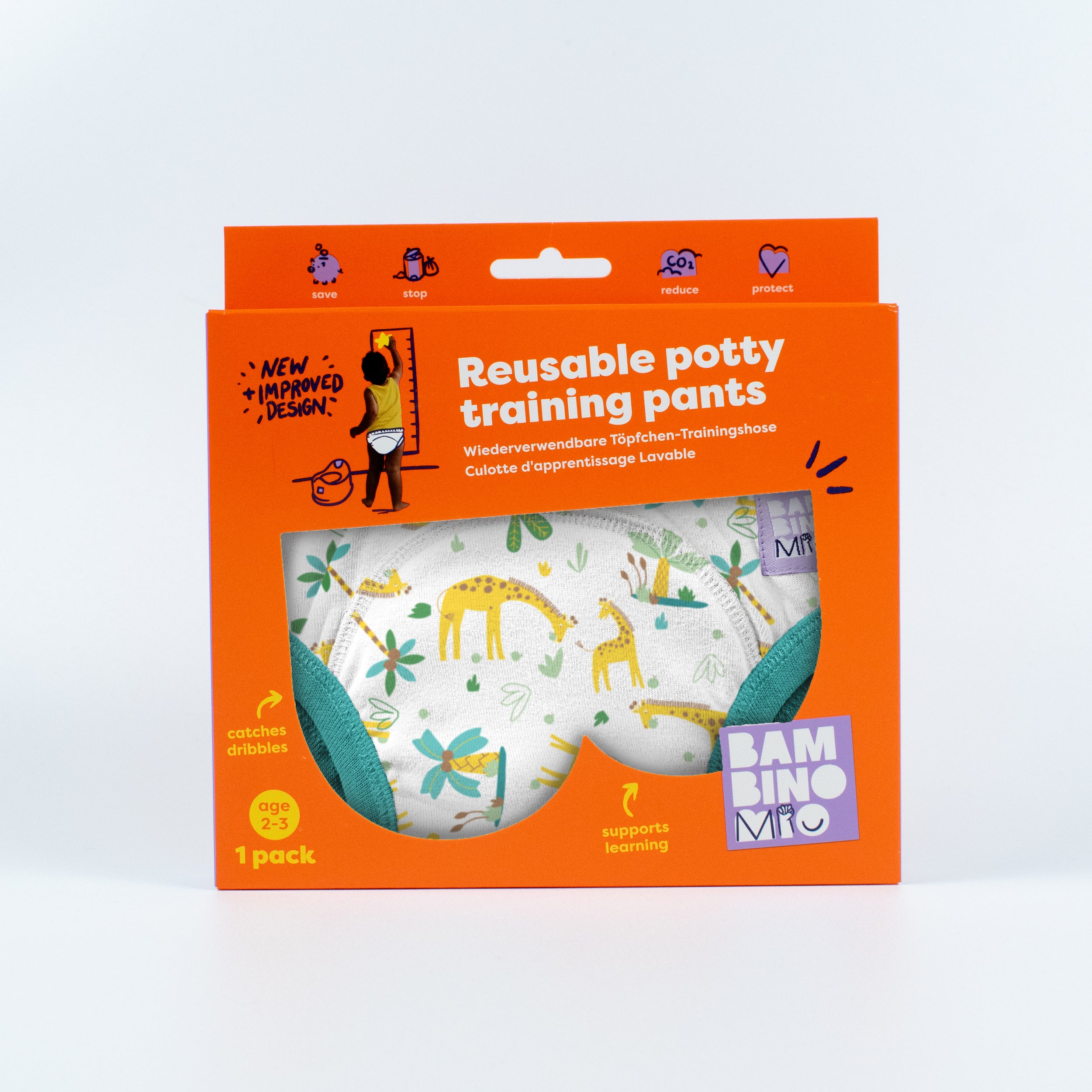 Reusable Potty Training Pants in Tall Tails - New and Improved! - Bambino Mio (UK)