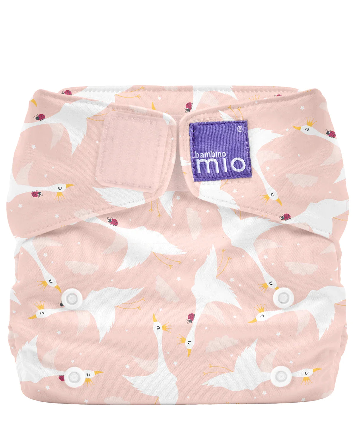 Miosolo All-In-One Reusable Nappy in Feather Flight - Bambino Mio (UK)