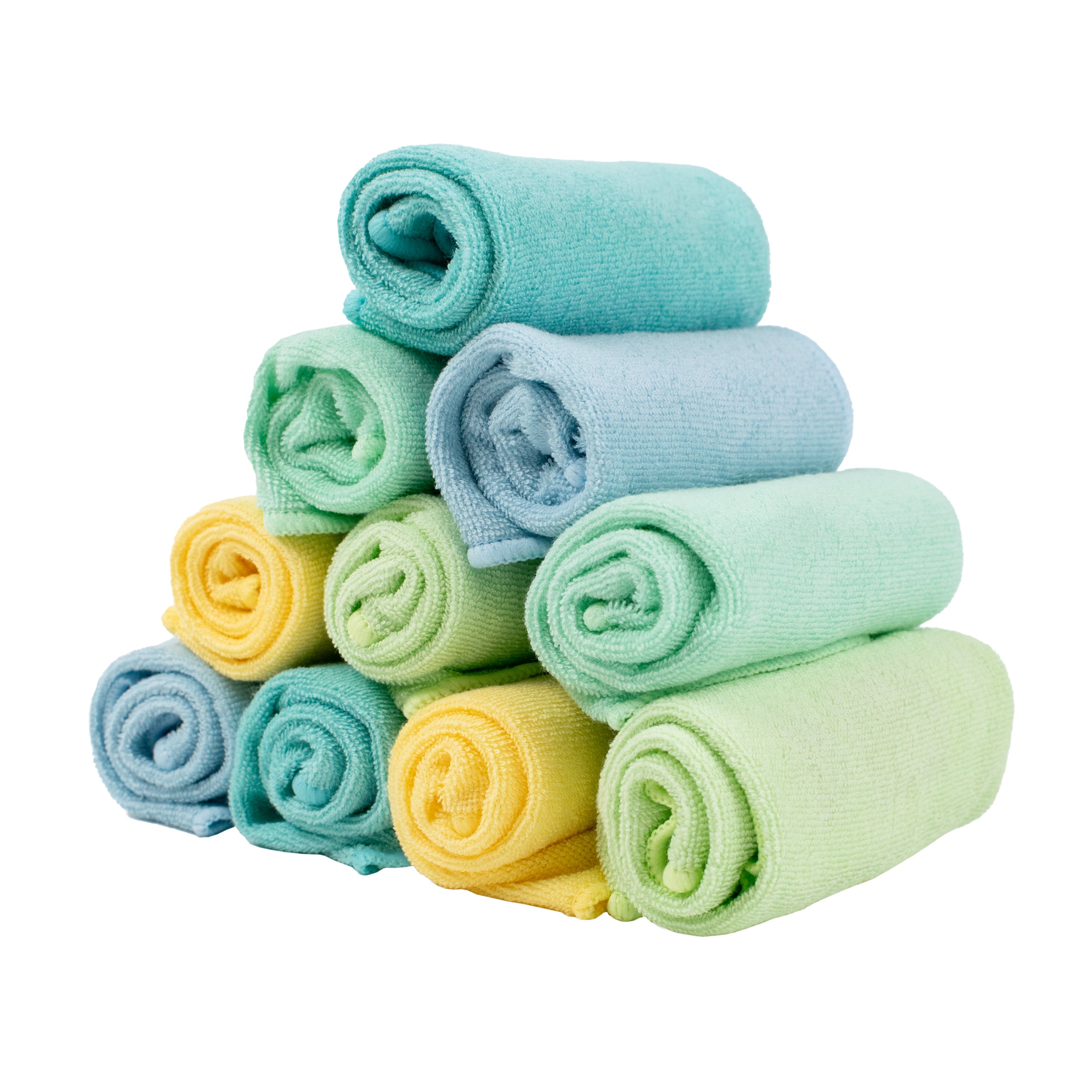 Reusable Baby Wipes for Sensitive Skin in Paintbox Pastels - Bambino Mio (UK)