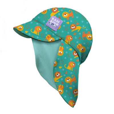 UPF 40+ Reversible Swim Hat for Babies and Toddlers in Cool Cats - NEW! - Bambino Mio (UK)
