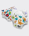 NEW 3 Pack Revolutionary Reusable Potty Training Pants with Cross-Stitch - Bambino Mio (UK)