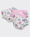 NEW 3 Pack Revolutionary Reusable Potty Training Pants with Cross-Stitch - Bambino Mio (UK)