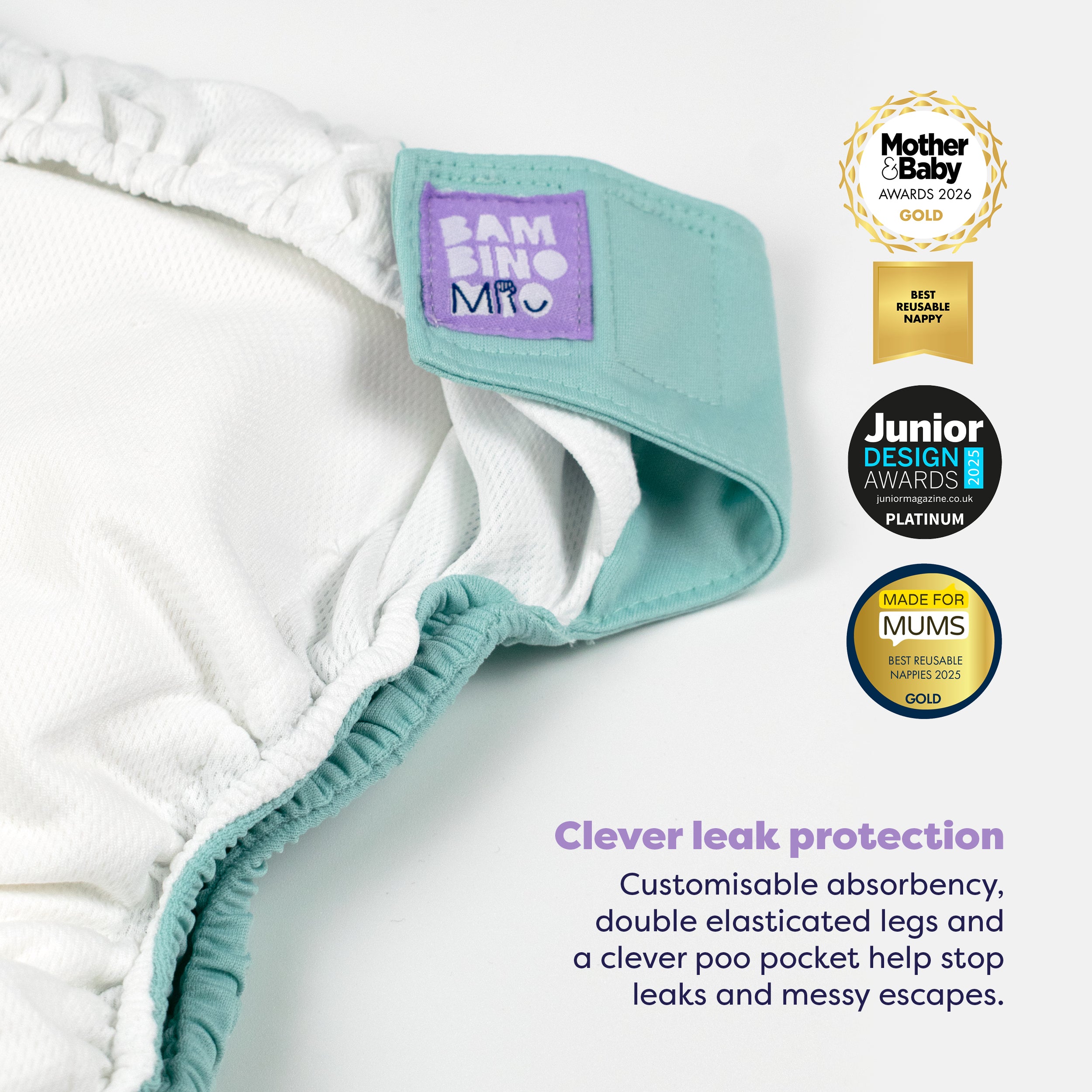 The Nighttime Nappy Bundle for dry nights in Wild Life | Bambino Mio