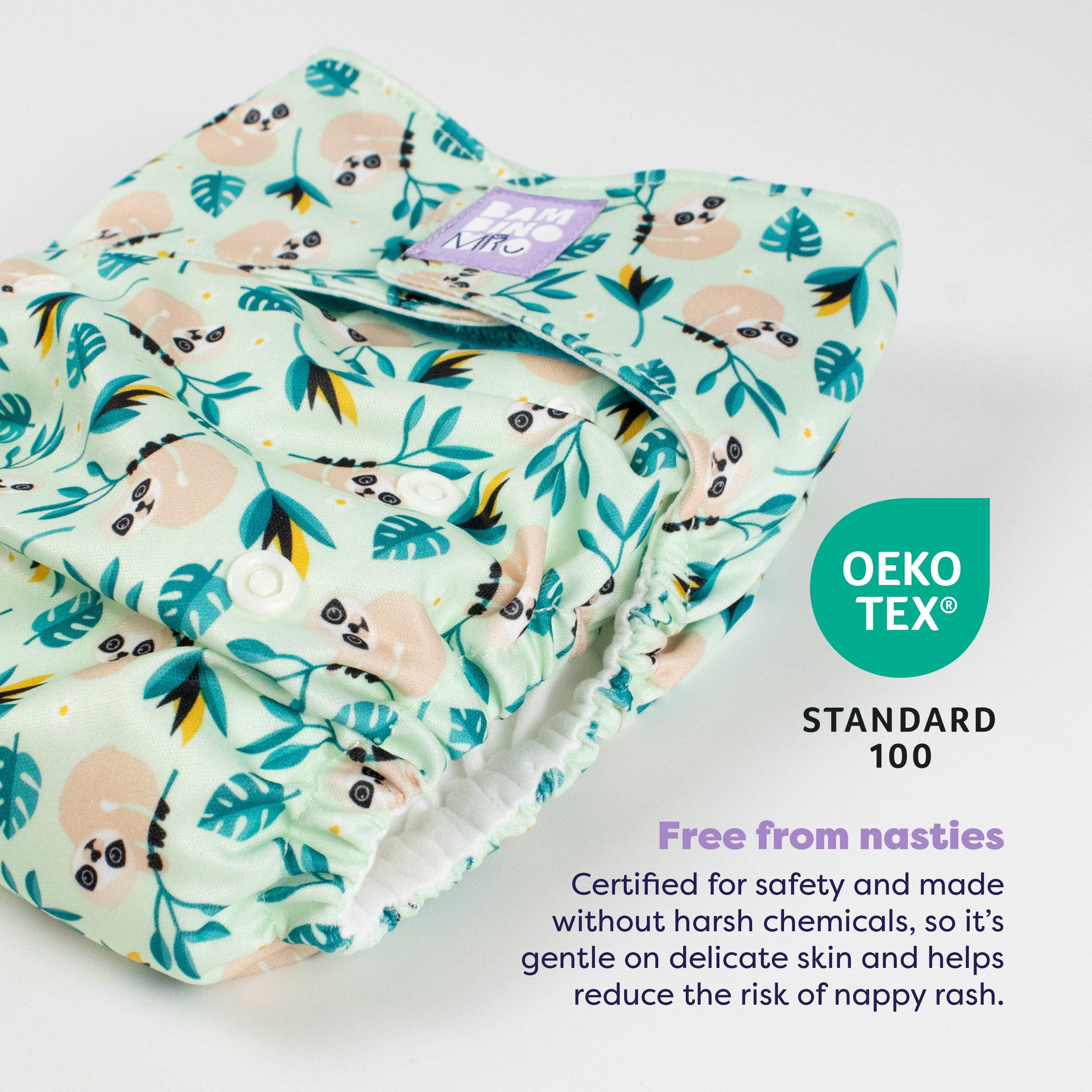 20 Pack Miosolo All-in-One Reusable Nappy in Bugs Life & Animals - Bambino Mio (UK)