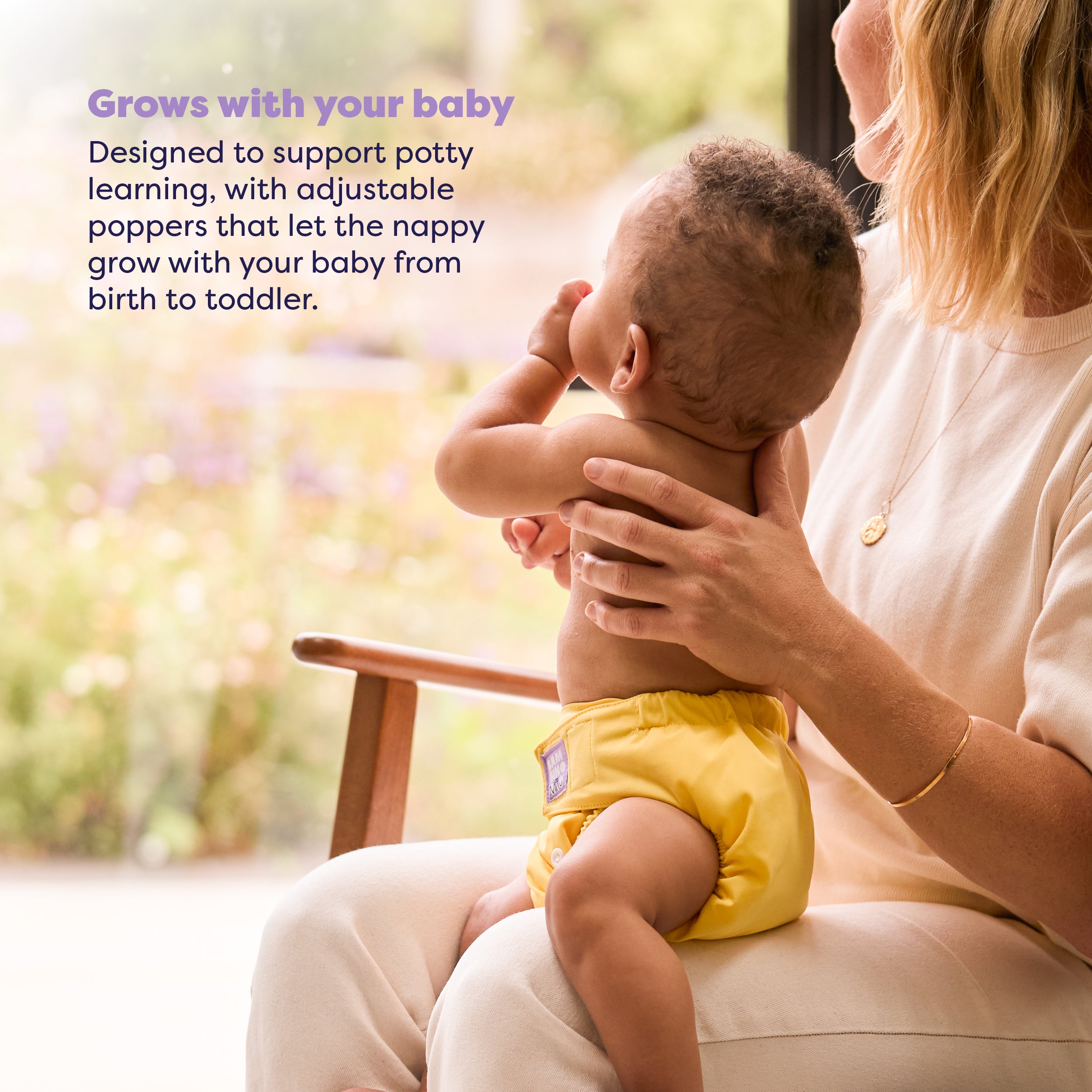 The Nighttime Reusable Nappy Bundle in Garden Party - Bambino Mio (UK)
