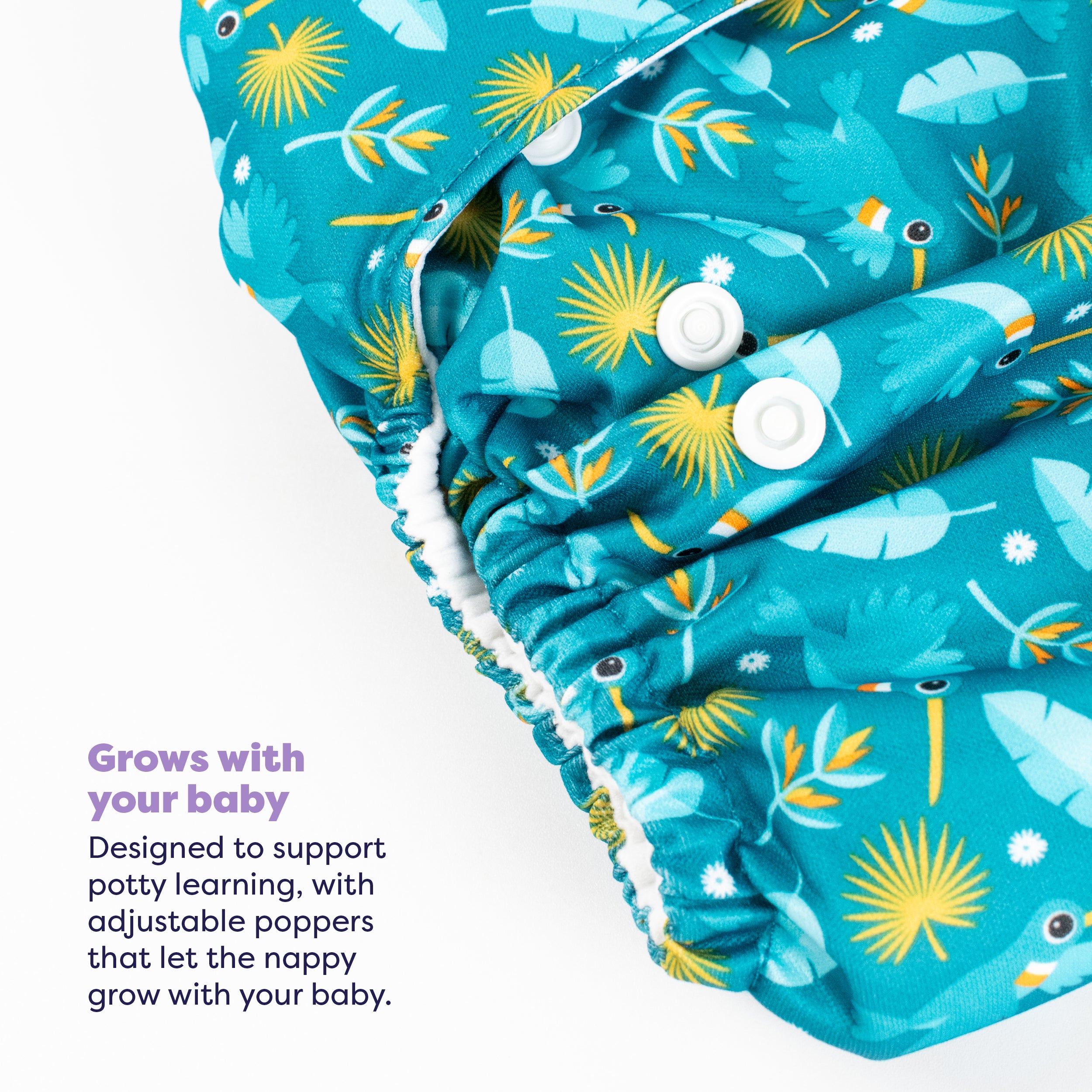 20 Pack Miosolo All-in-One Reusable Nappy in Animals - Bambino Mio (UK)