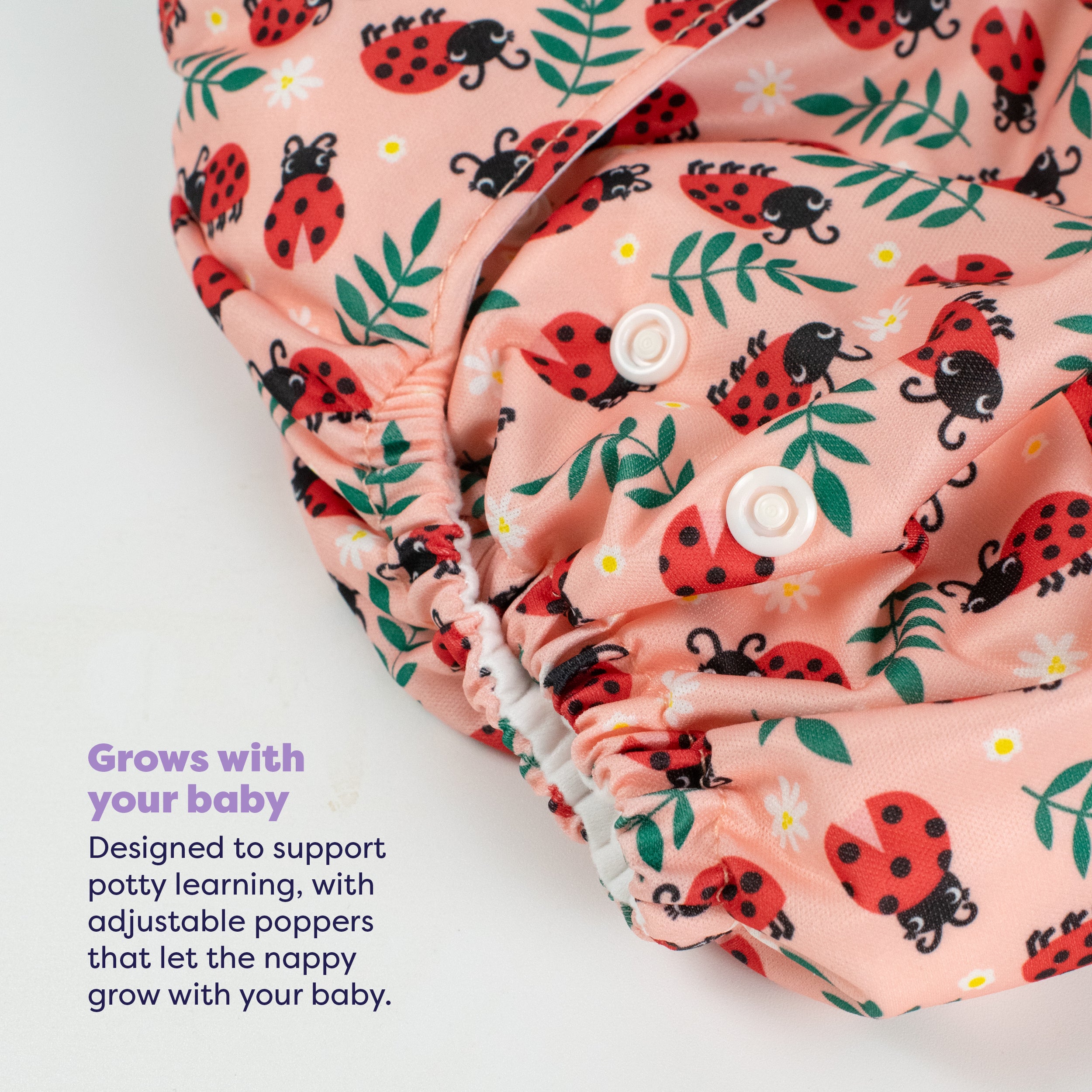 10 Pack Miosolo All-in-One Reusable Nappy in Bugs Life & Animals - Bambino Mio (UK)
