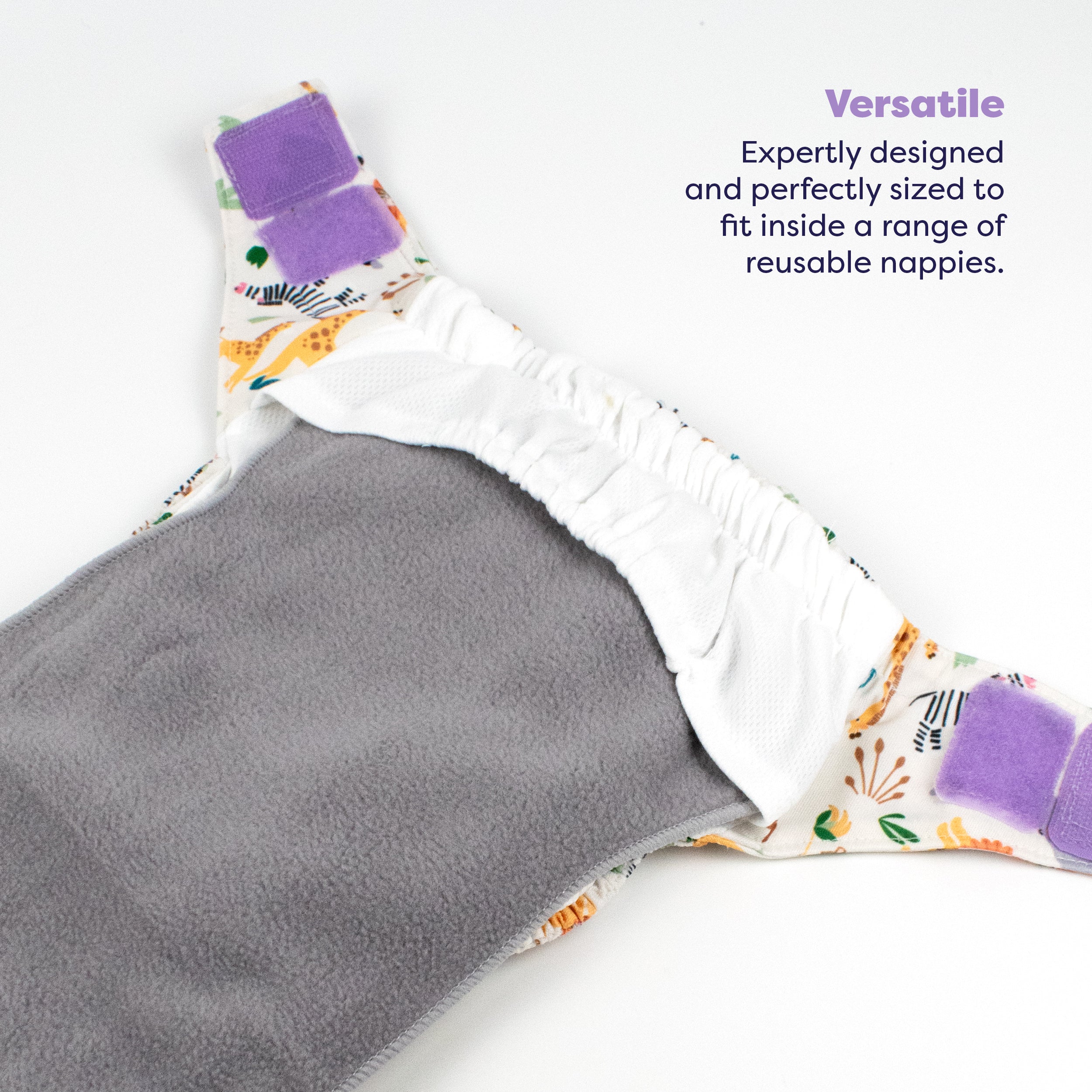 The Everything Reusable Nappy Bundle in Wild Life - Bambino Mio (UK)