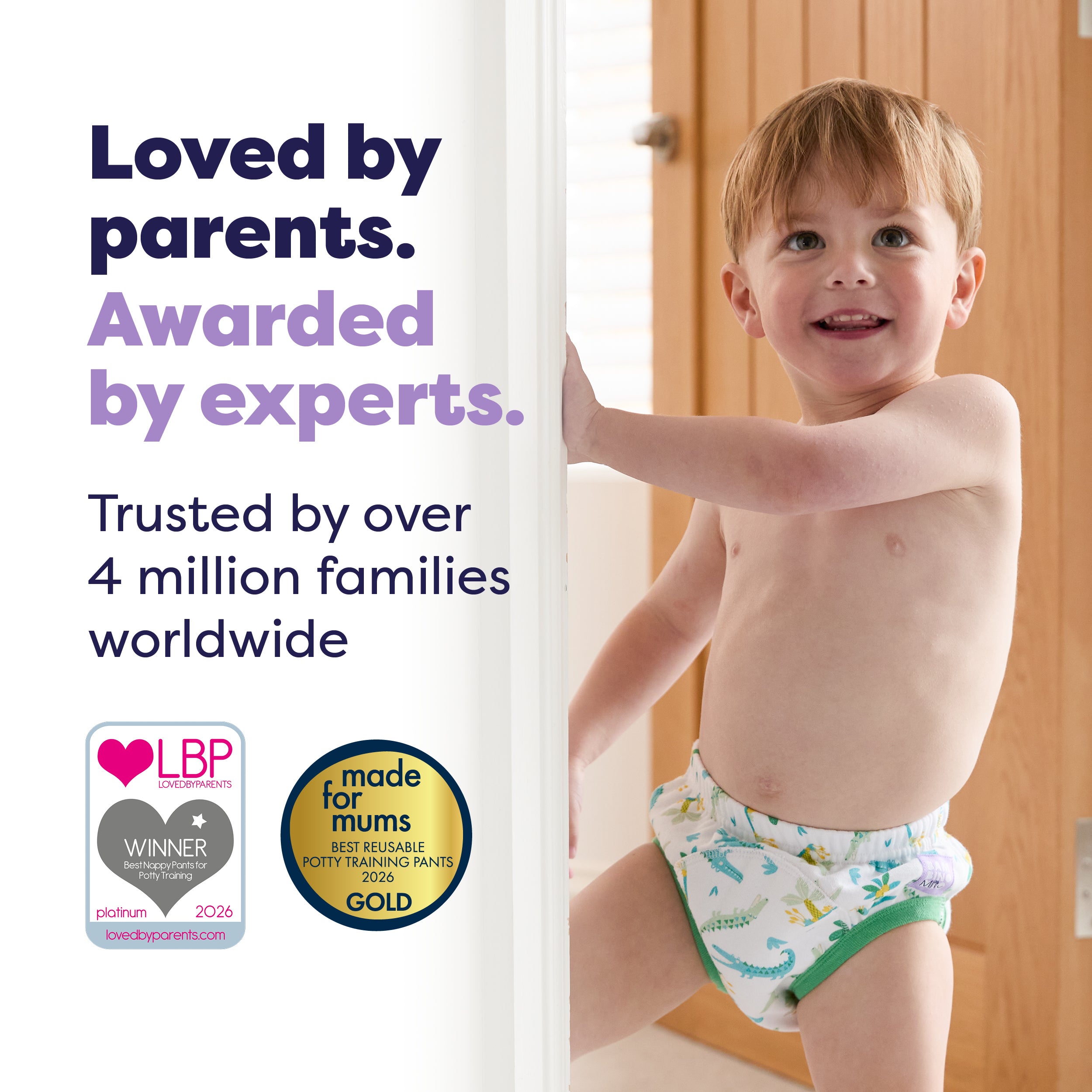 NEW: Reusable Potty Training Pants in Crafty Crocs - Elite Design - Bambino Mio (UK)