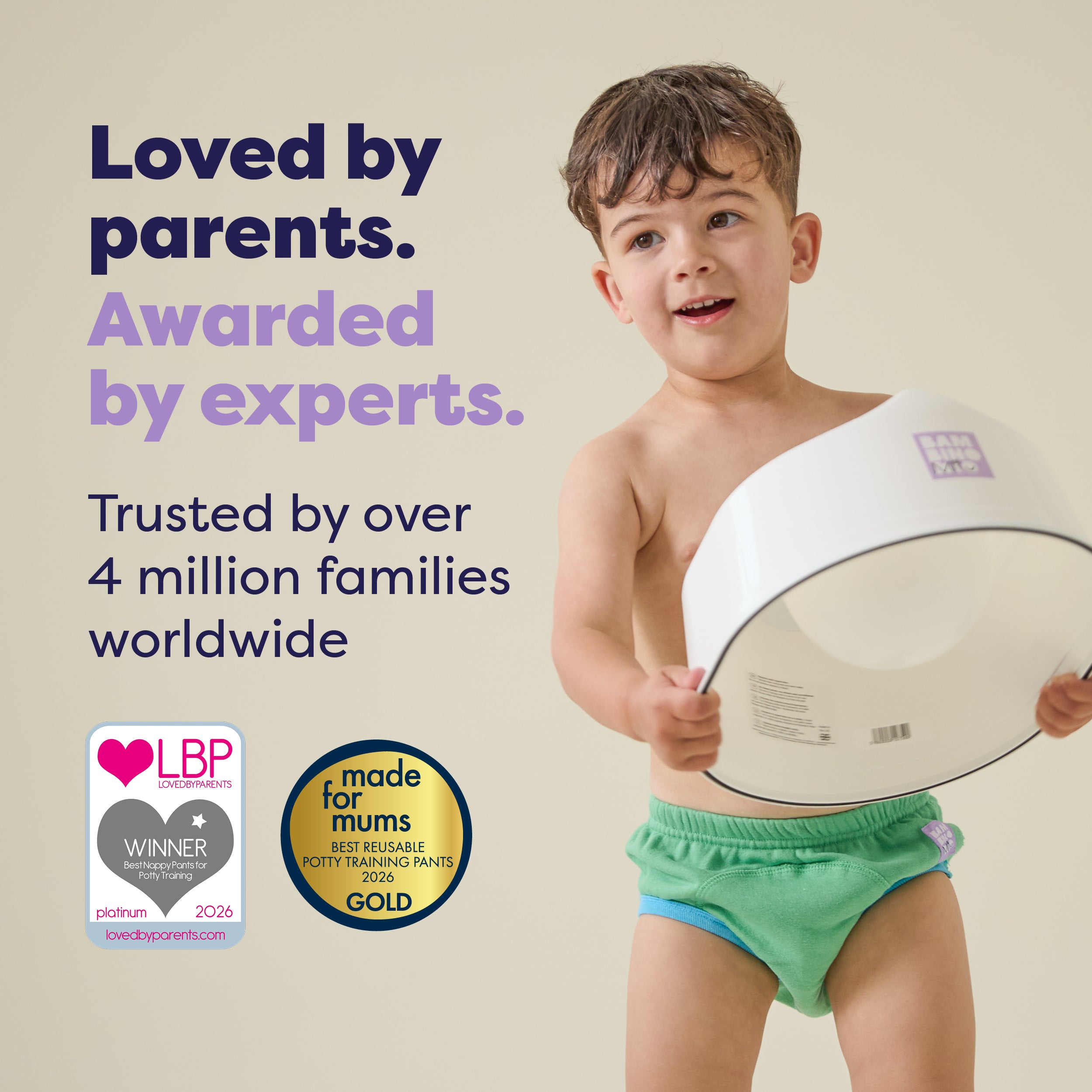 NEW: Reusable Potty Training Pants in Fern - Elite Design - Bambino Mio (UK)