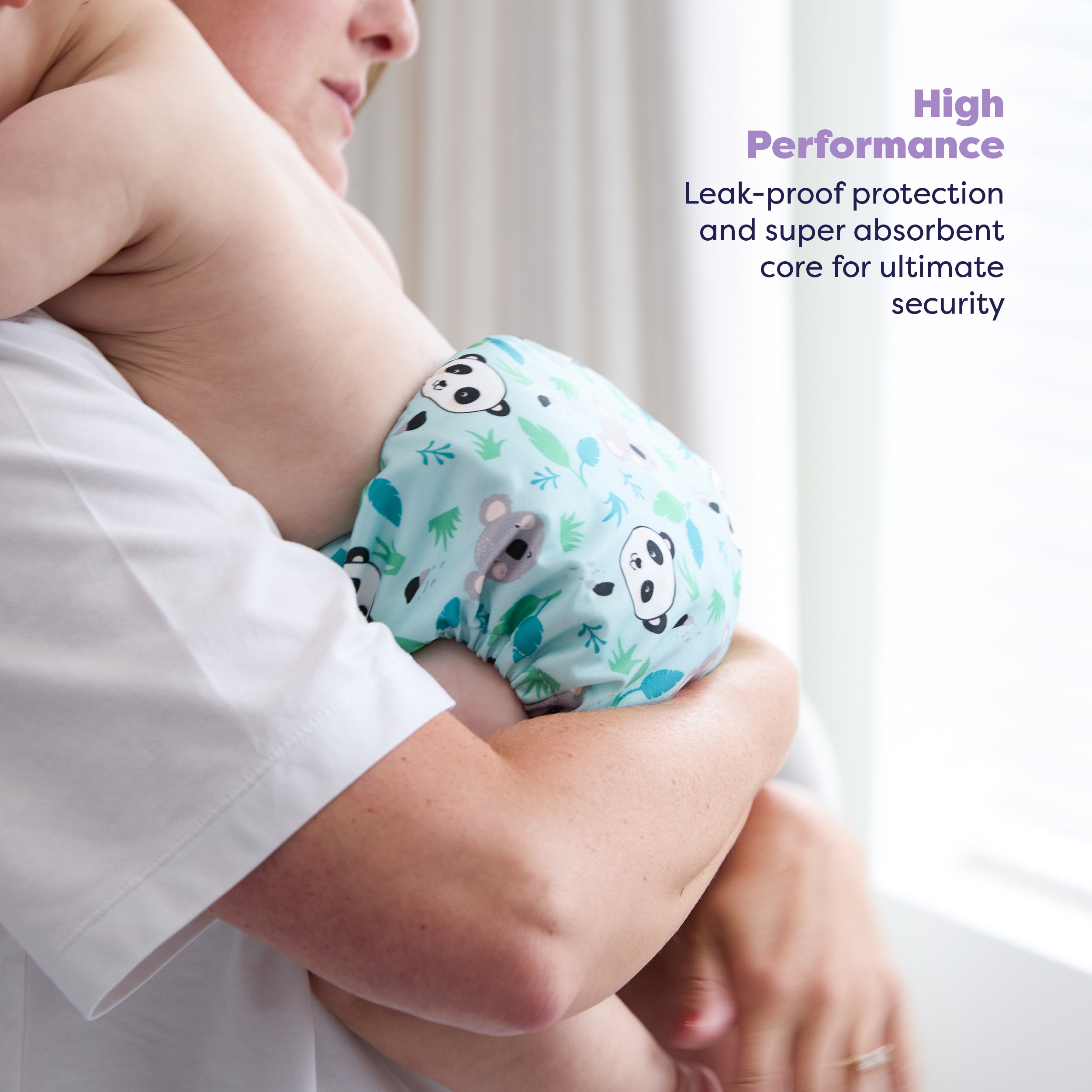 Miosolo All-In-One Reusable Nappy in Little Paws - NEW! - Bambino Mio (UK)