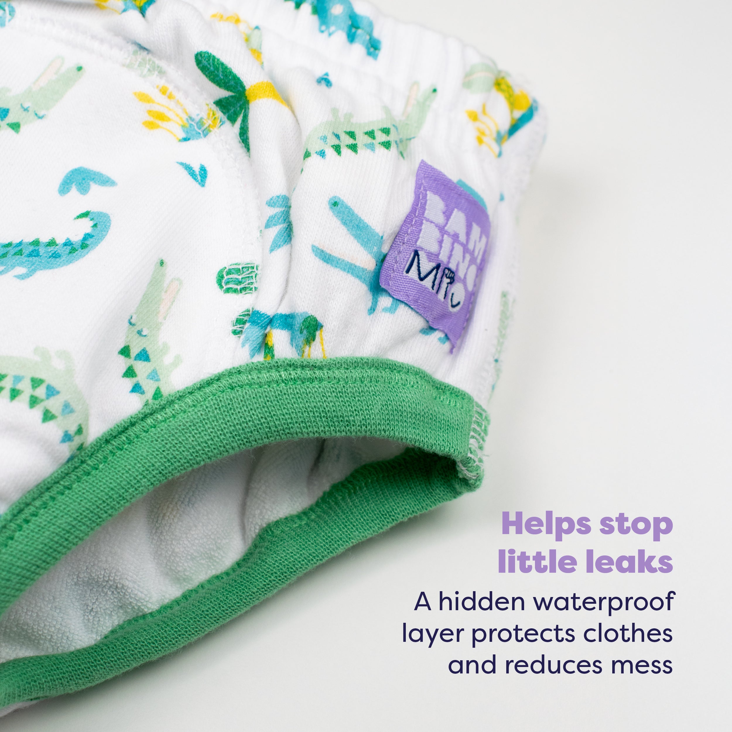 Reusable Potty Training Pants in Crafty Crocs - New and Improved! - Bambino Mio (UK)